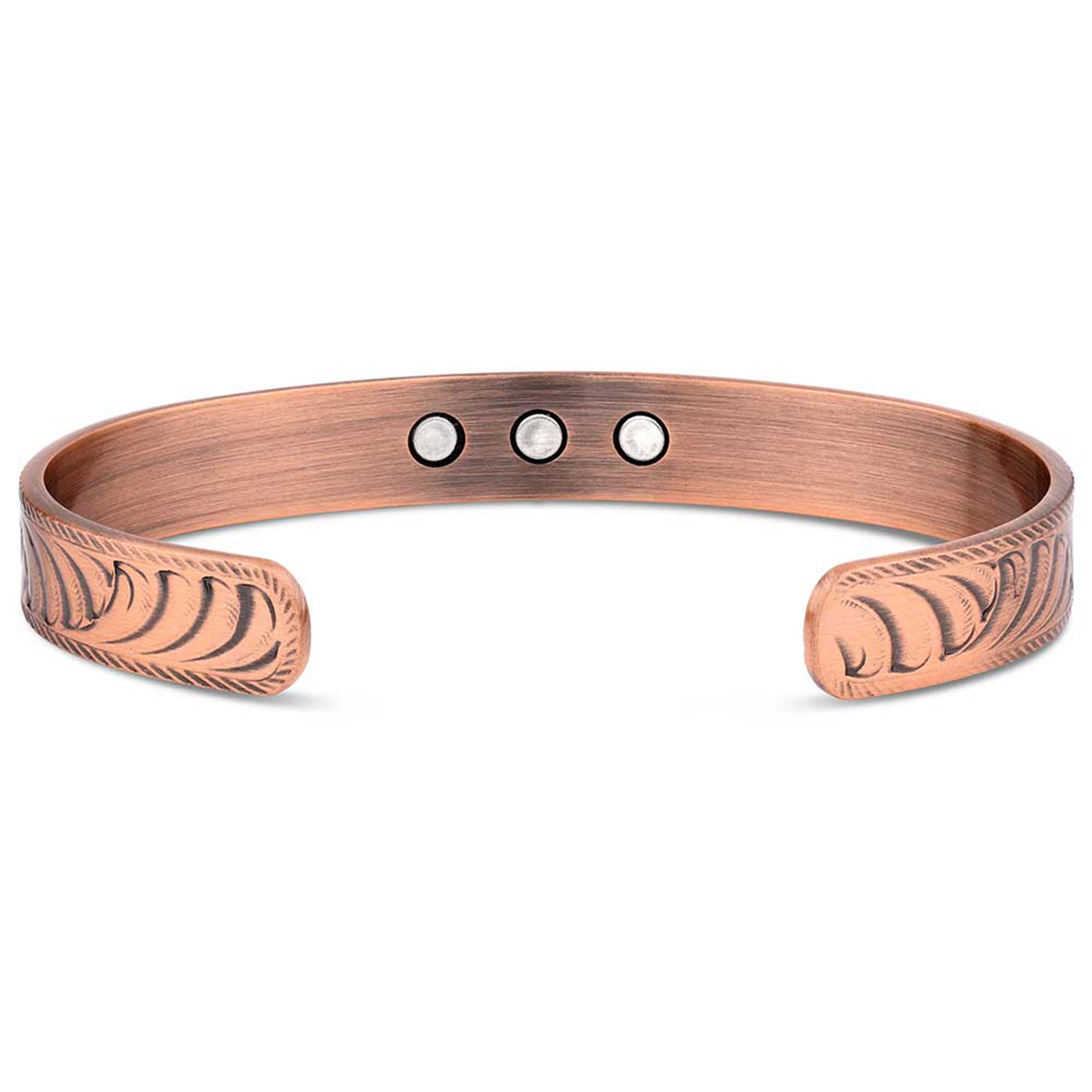 Montana Silversmiths Men's Copper Fearless Destiny Bracelet - Image 3
