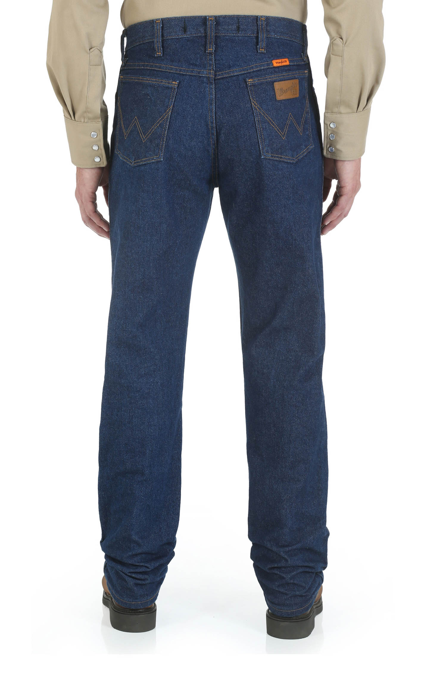Wrangler Men's Original Fit Pre-Washed FR Work Jean - Image 1