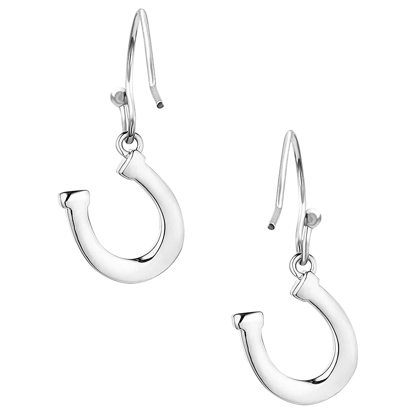 Montana Silversmith Silver Delicate Horseshoe Earrings - Image 1