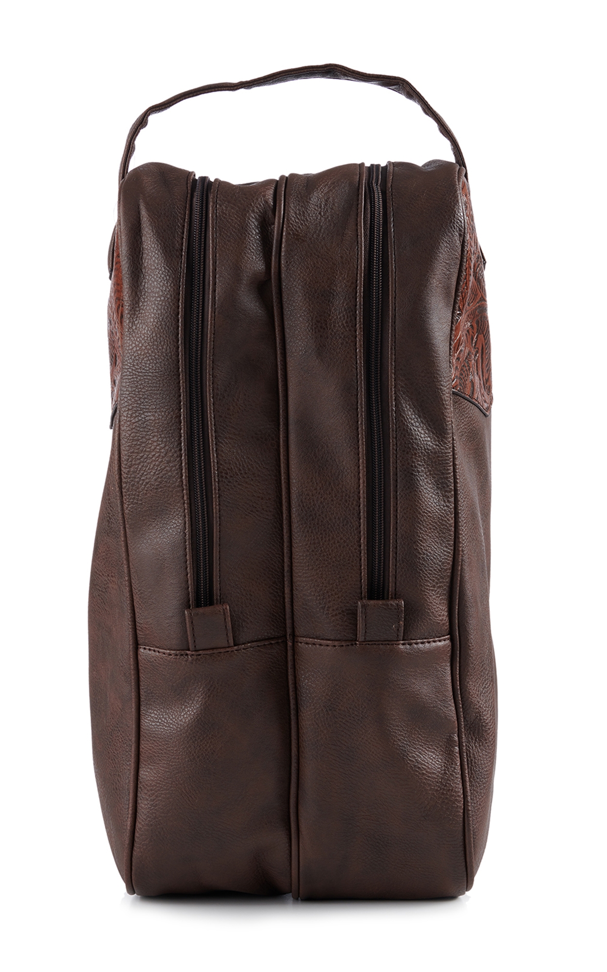 3D Belt Co Brown Boot Bag - Image 1