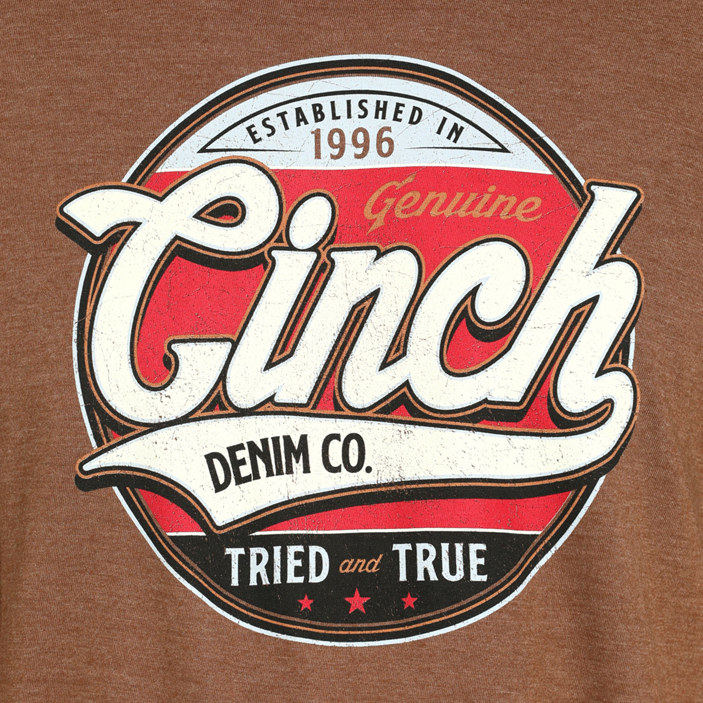 Cinch Men's Brown Tried & True Graphic T-Shirt - Image 1