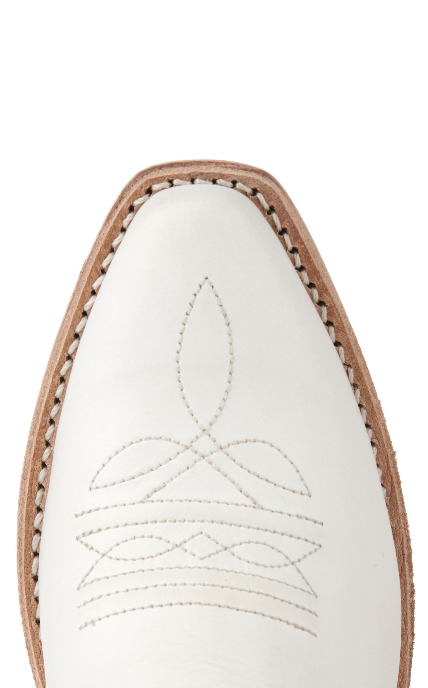 Old West Kids' White Snip Toe Cowboy Boots - Image 1