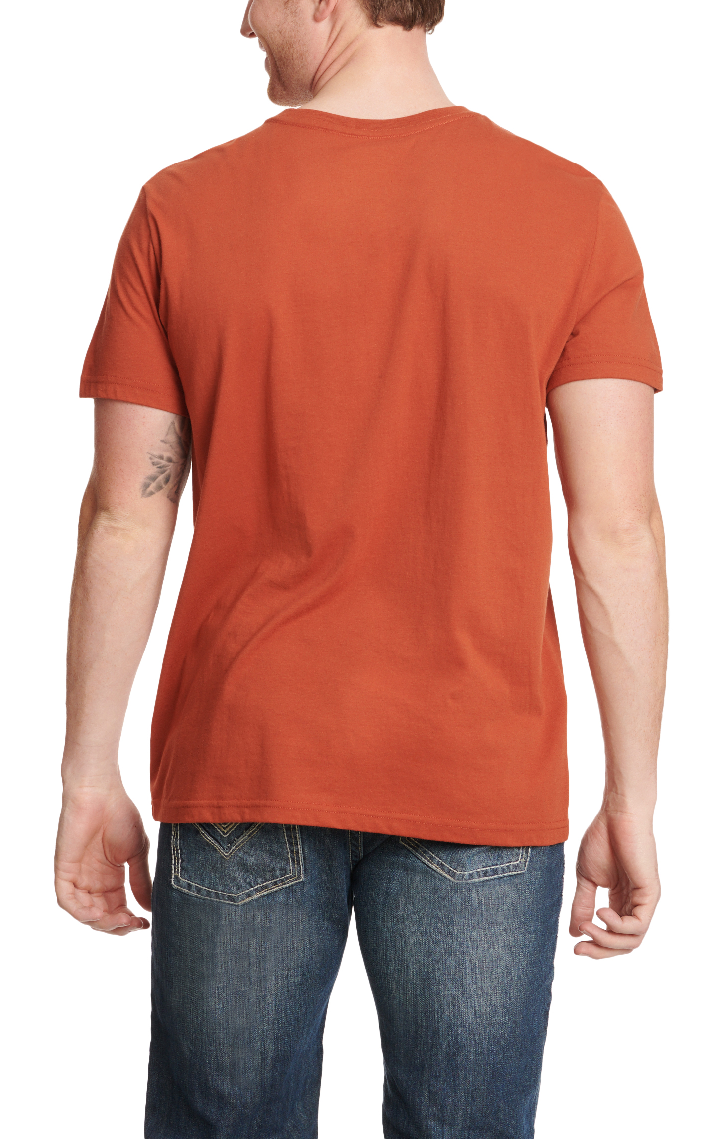 Rock & Roll Denim Dark Rust & Western Desert Graphic Short Sleeve T-Shirt - Image 1