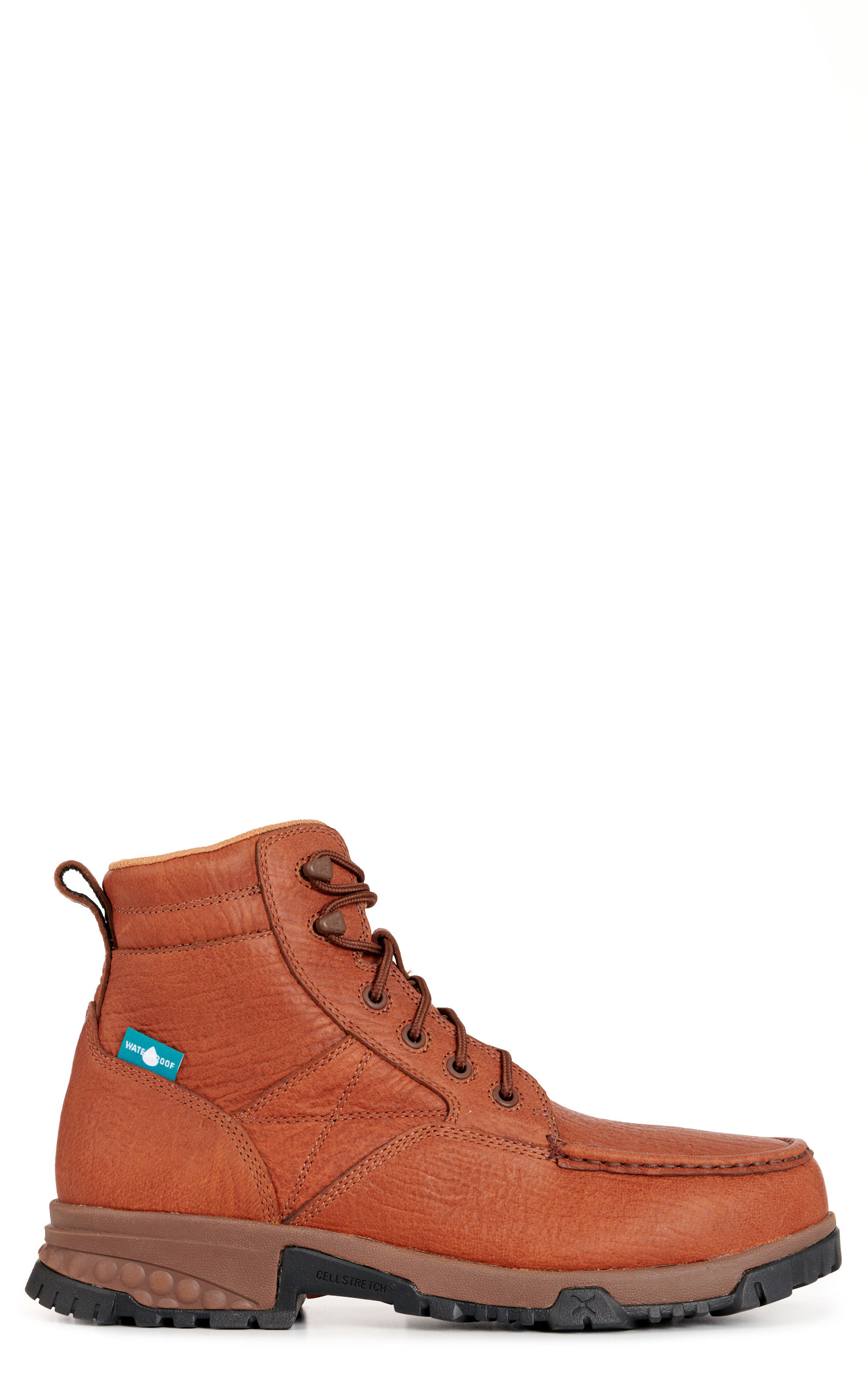Twisted X Men's Rust Brown CellStretch Metguard Round Nano Composite Toe Work Boots - Image 3