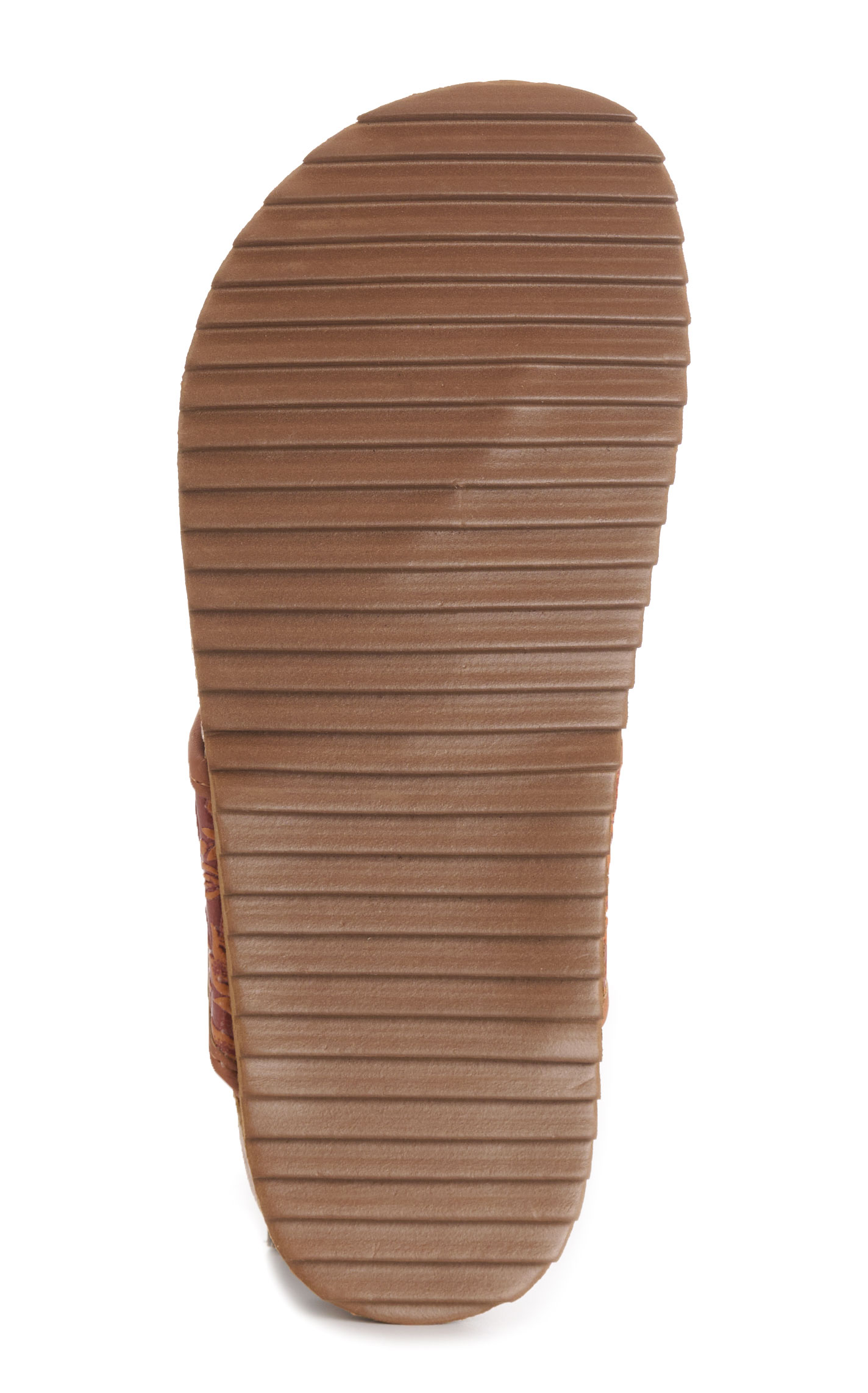 Very G Women’s Brown and Rust Danni Embossed Faux Leather Slip On Sandals - Image 1