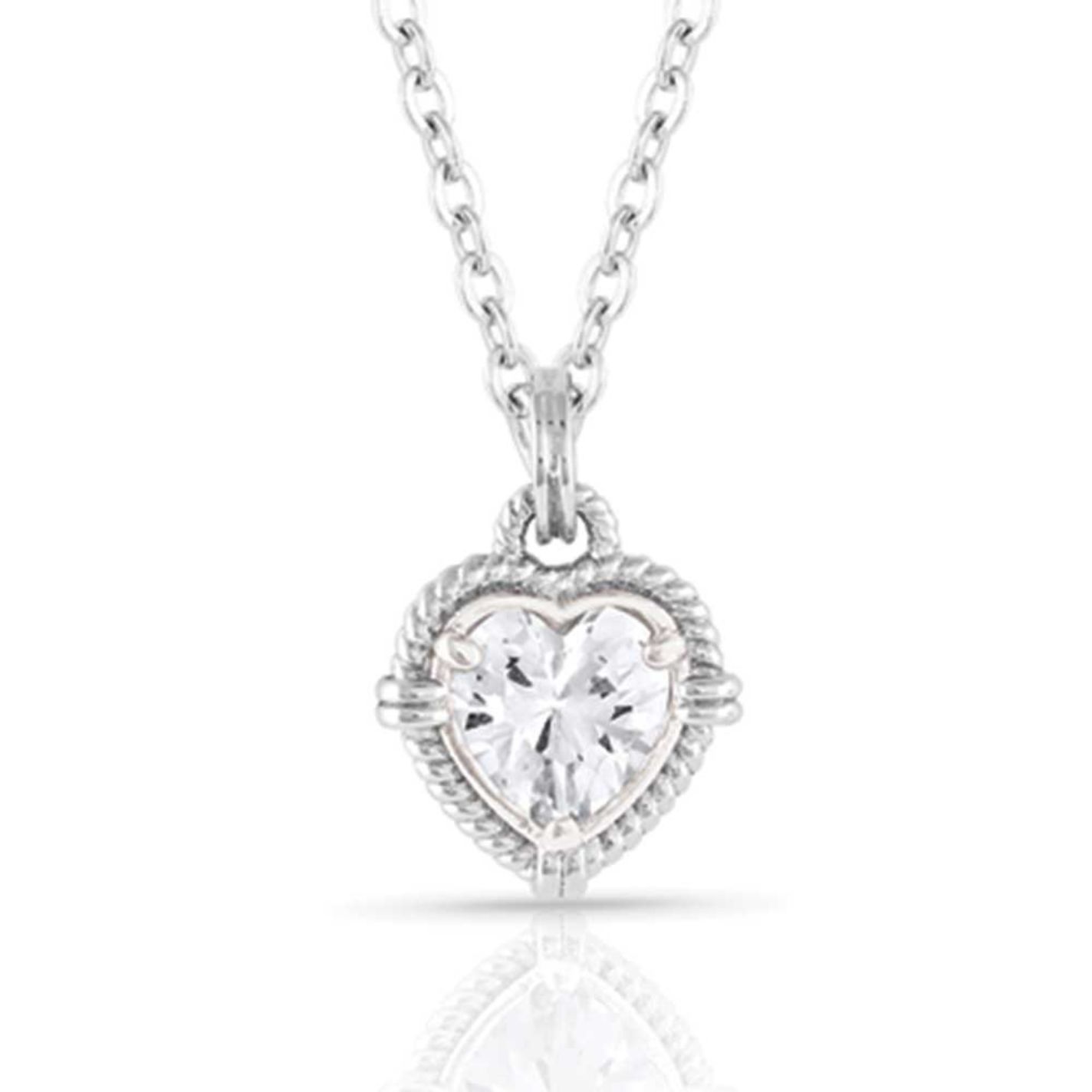 Montana Silversmiths Heart on My Sleeve Necklace - Image 1