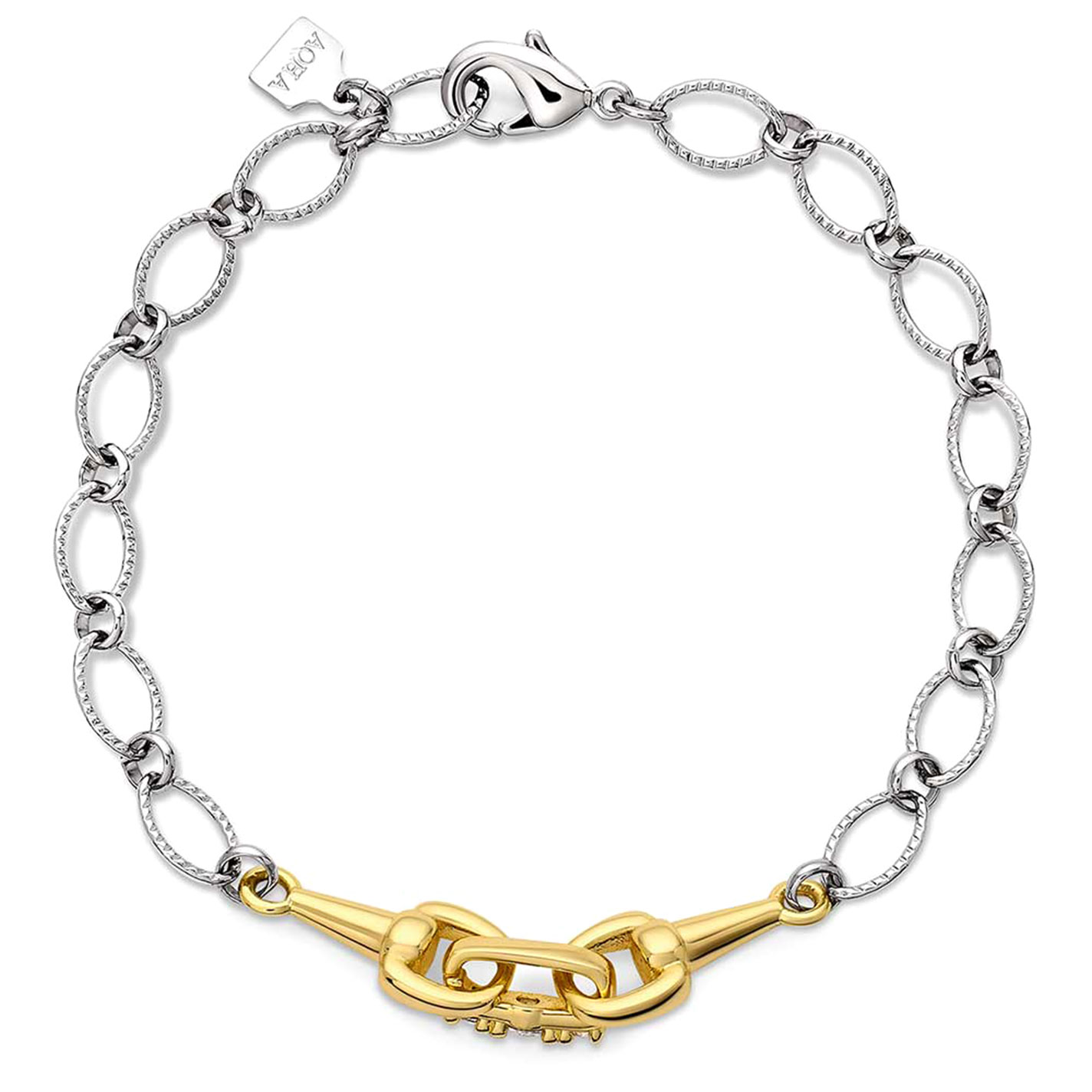 Montana Silversmiths Silver & Gold Enjoy the Ride Bracelet - Image 3
