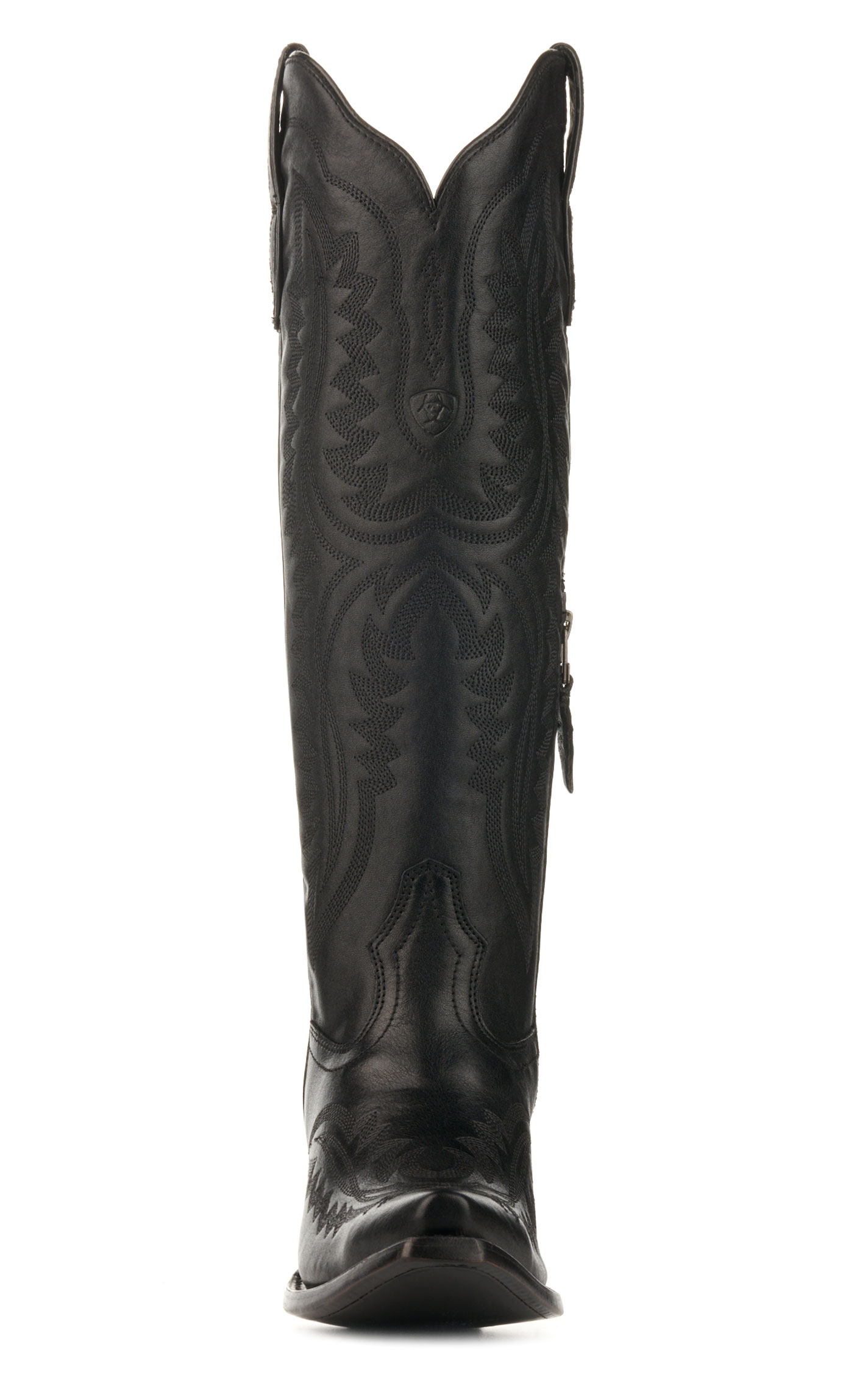 Ariat Women's Casanova Obsidian Black Snip Toe Tall Cowboy Boots - Image 1