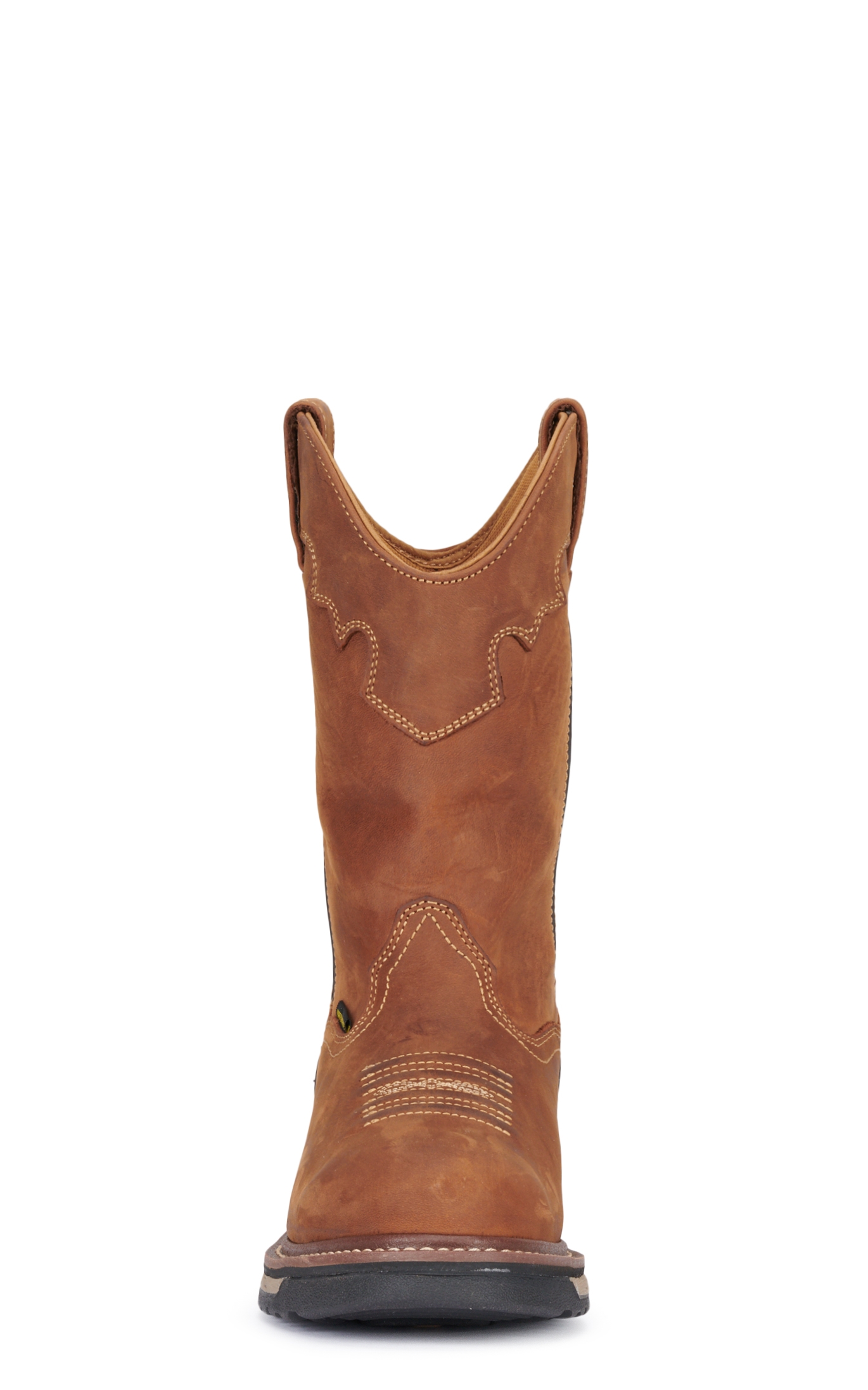 MEN 11IN  SADDLE TAN WP WD SQ TOE - Image 1