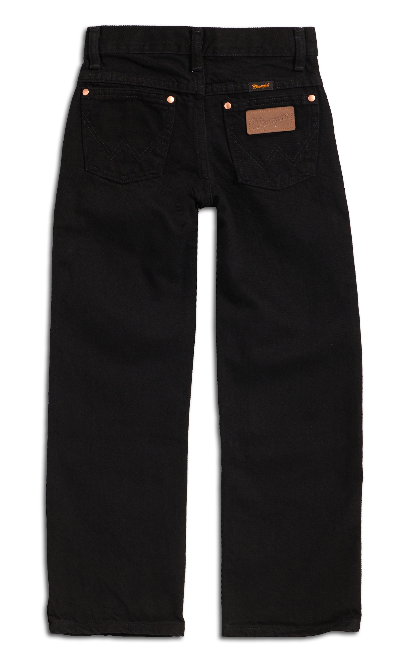 Wrangler Boys' Cowboy Cut Black Original Fit Straight Leg Jeans (8-16 Husky) - Image 1