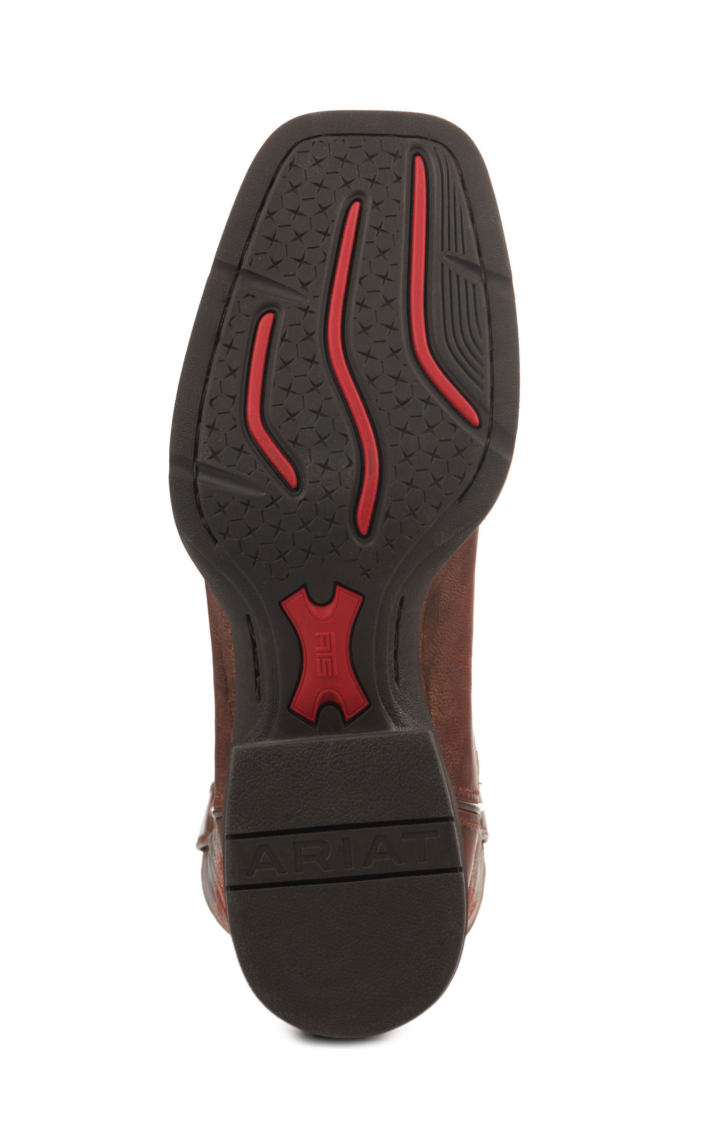 Ariat Men's Sport Big Country Almond Buff Wide Square Toe Cowboy Boots - Image 1