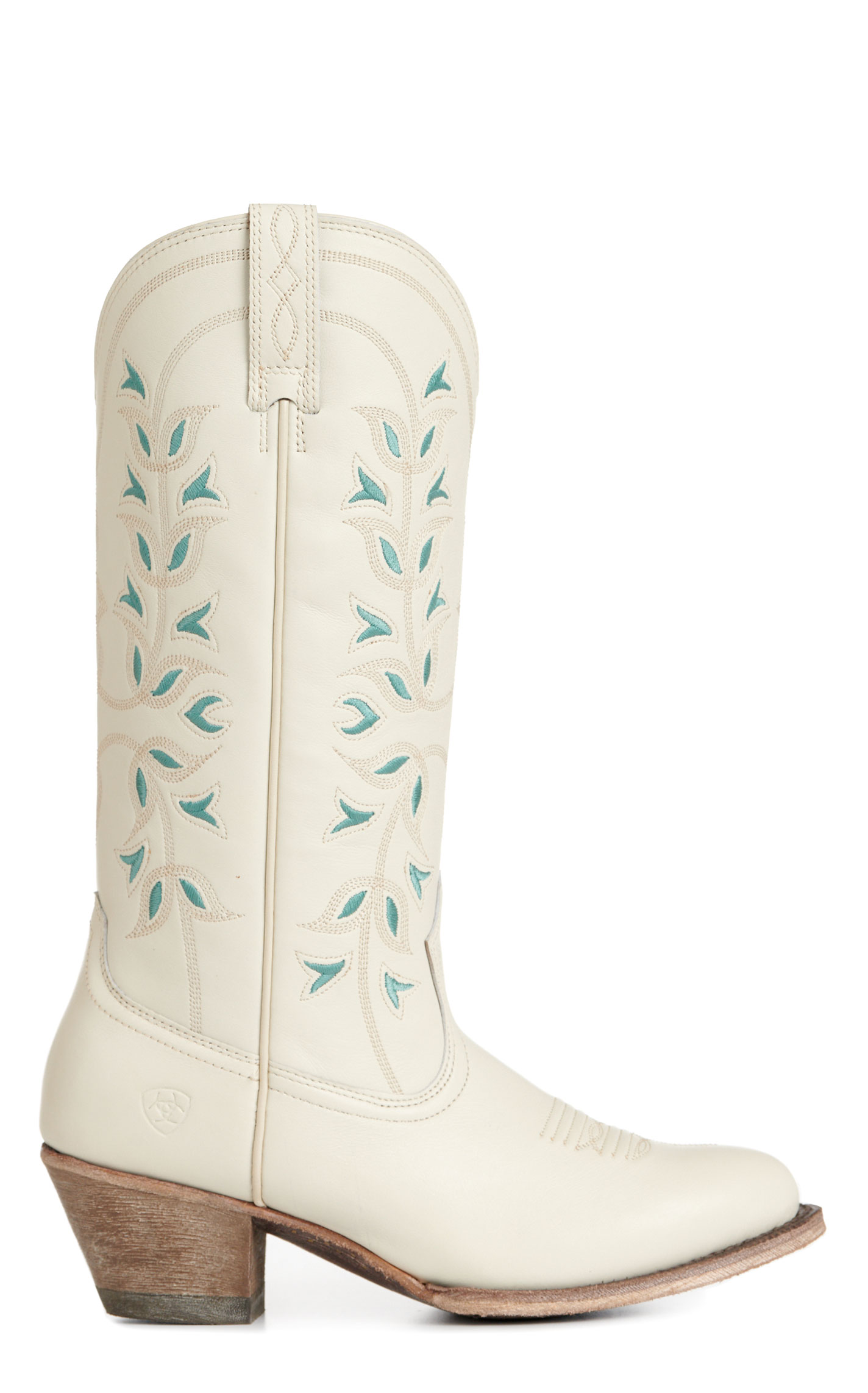 Ariat Women's Desert Holly Cream Round Toe Cowboy Boots - Image 1