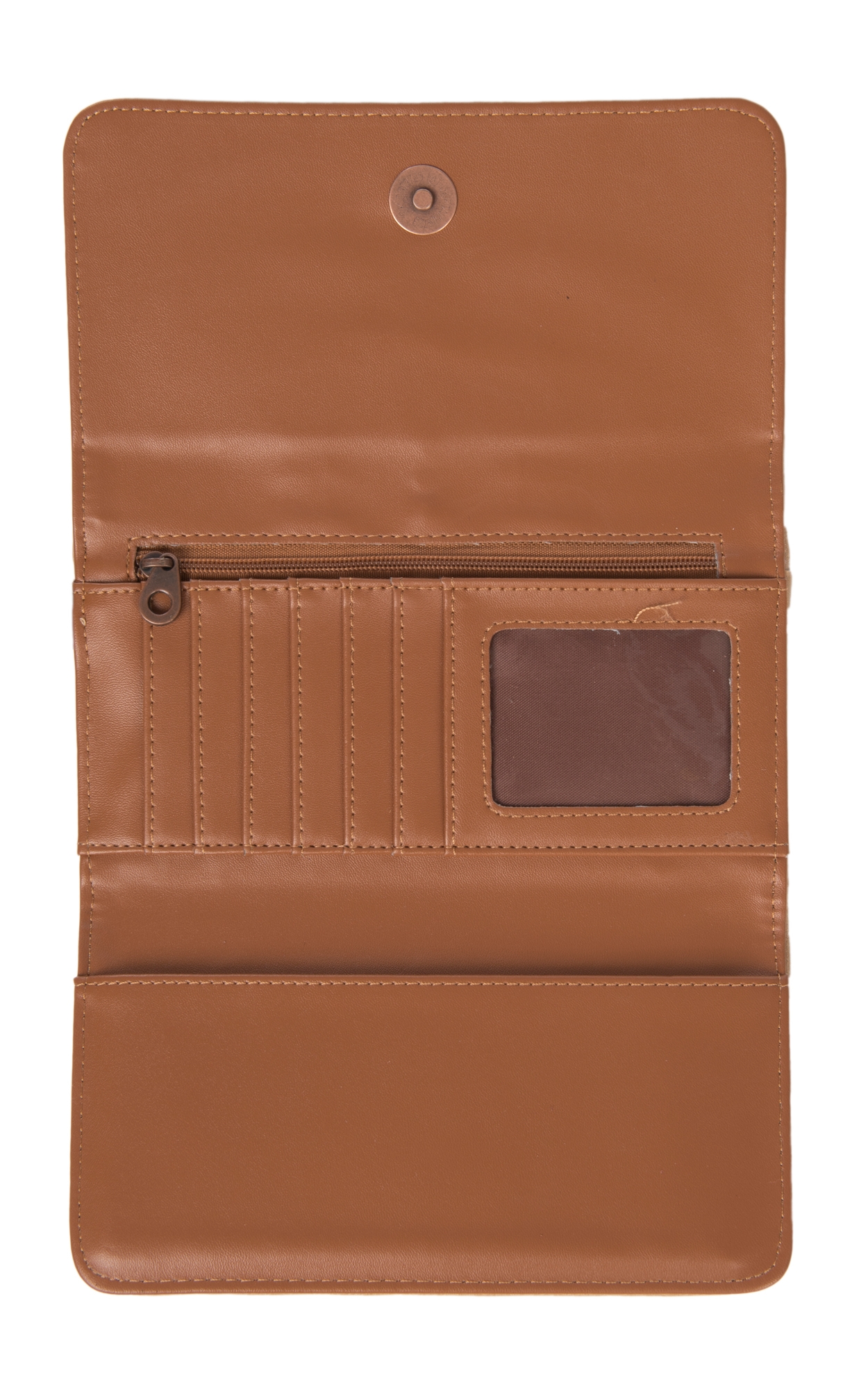 Blazin Roxx Laney Brown Clutch Trifold Wallet - Image 1