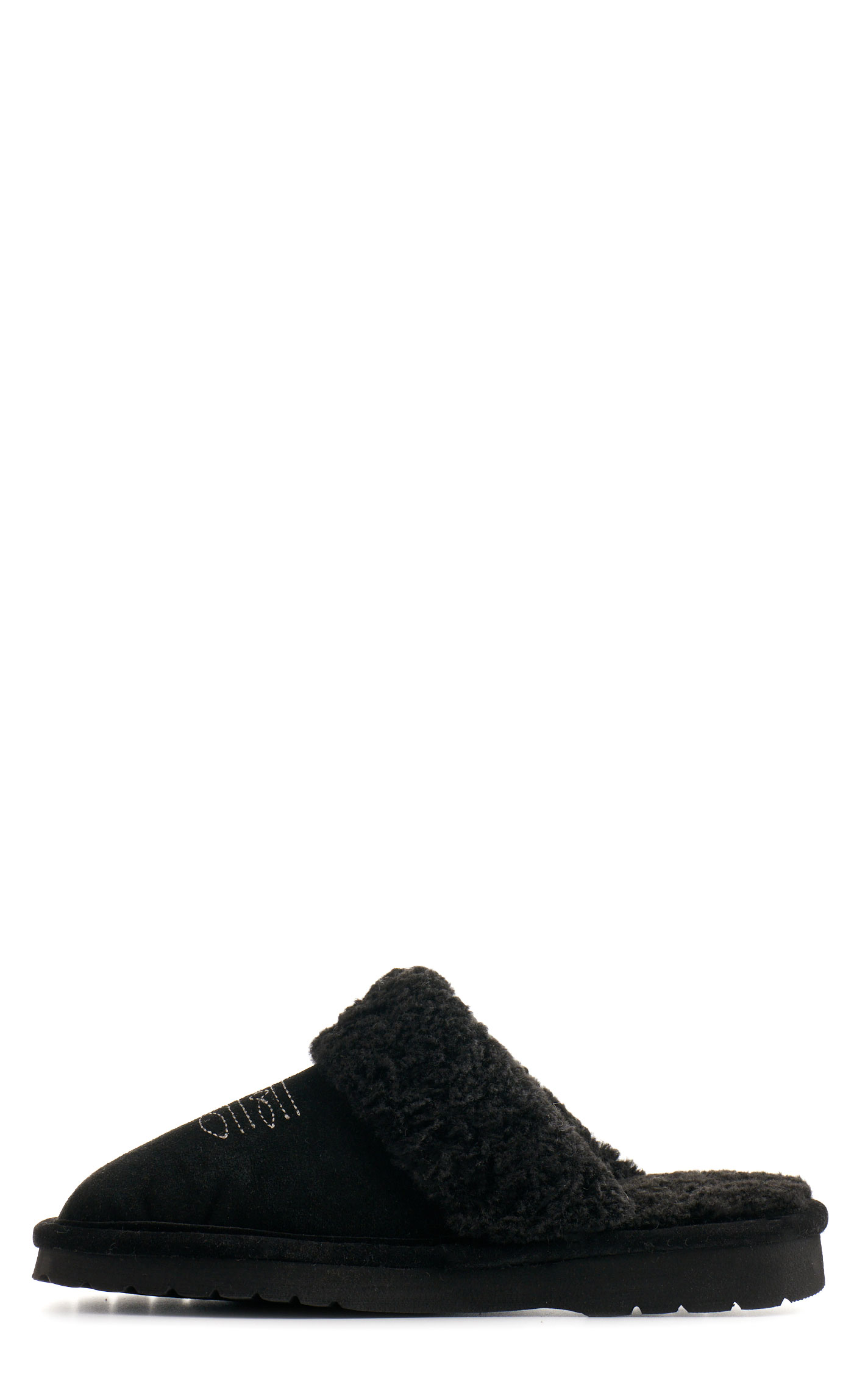 Ariat Women's Jackie Black Suede Slippers - Image 1