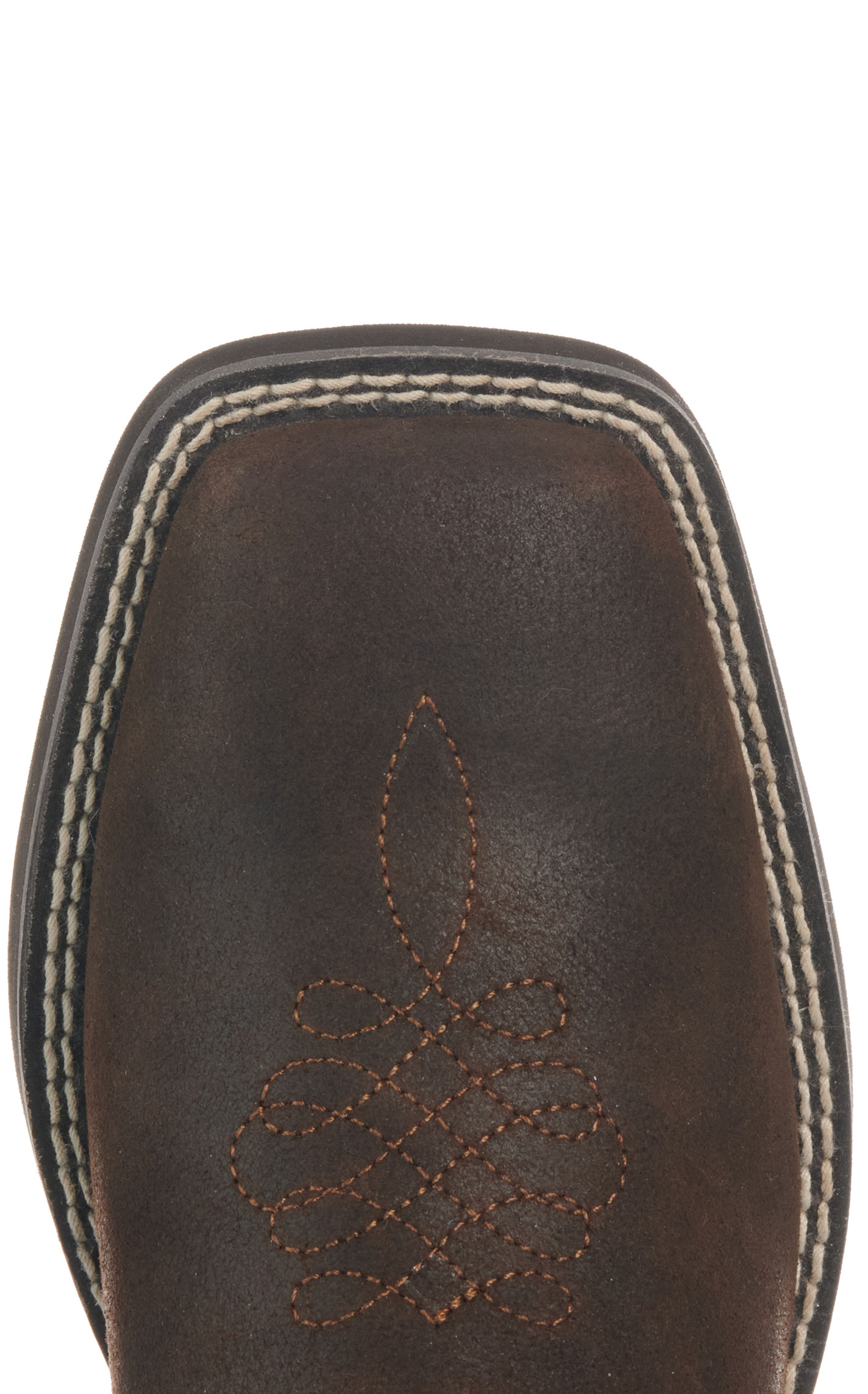 Ariat Women's Callie Hickory & Turquoise Wide Square Toe Cowboy Boots - Image 1