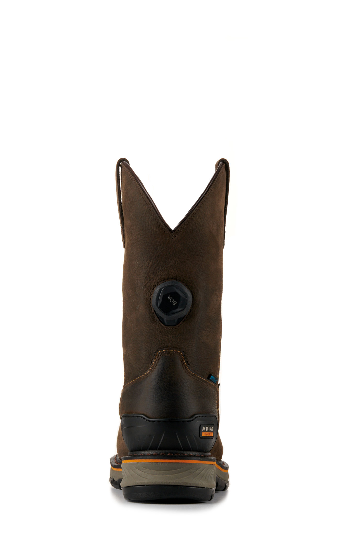Ariat Men's Stump Jumper Dark Brown BOA Waterproof Round Composite Toe Work Boots - Image 1