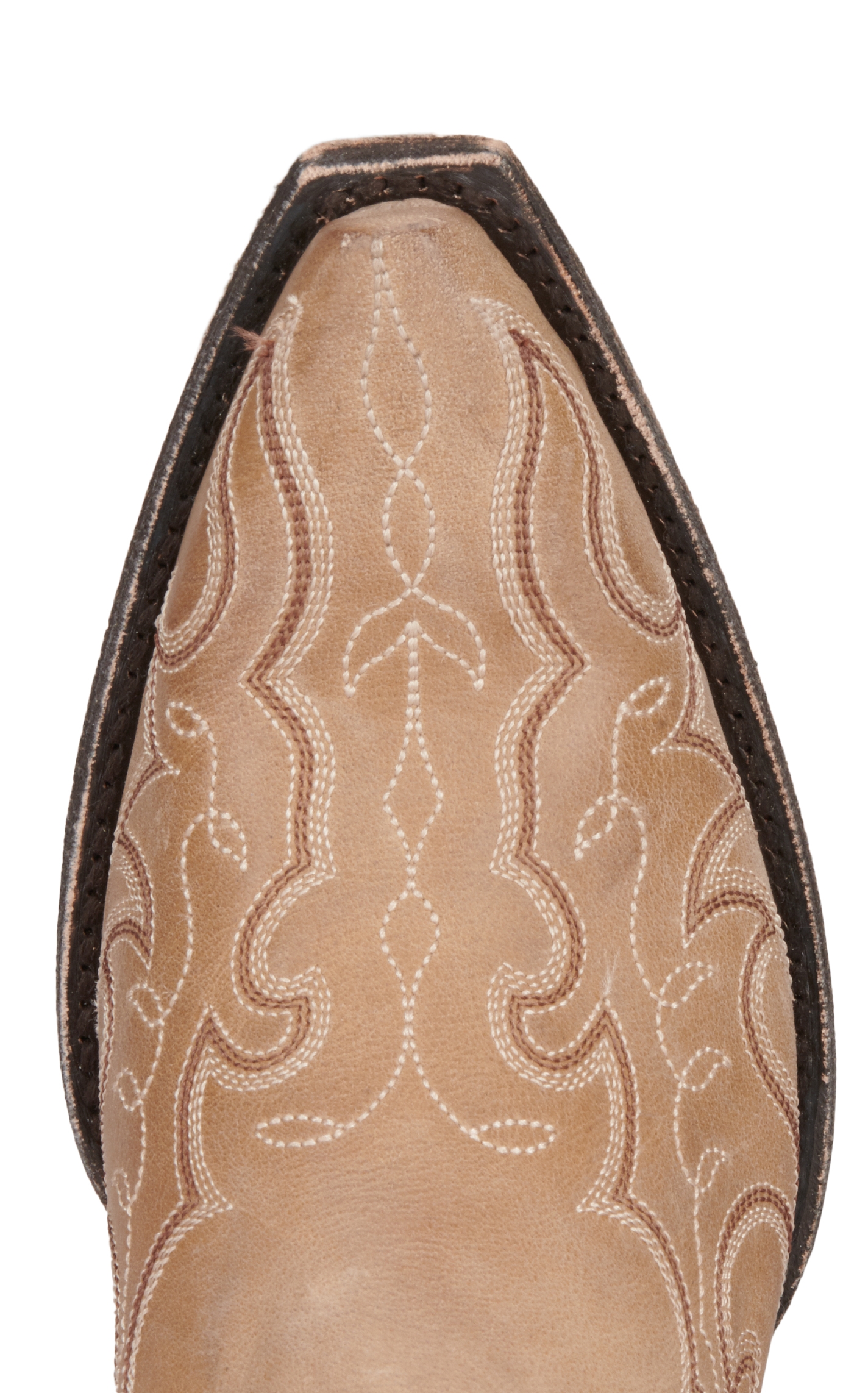 Cavender’s Women’s Bone Leather Embroidered Snip Toe Cowboy Boots - Image 1