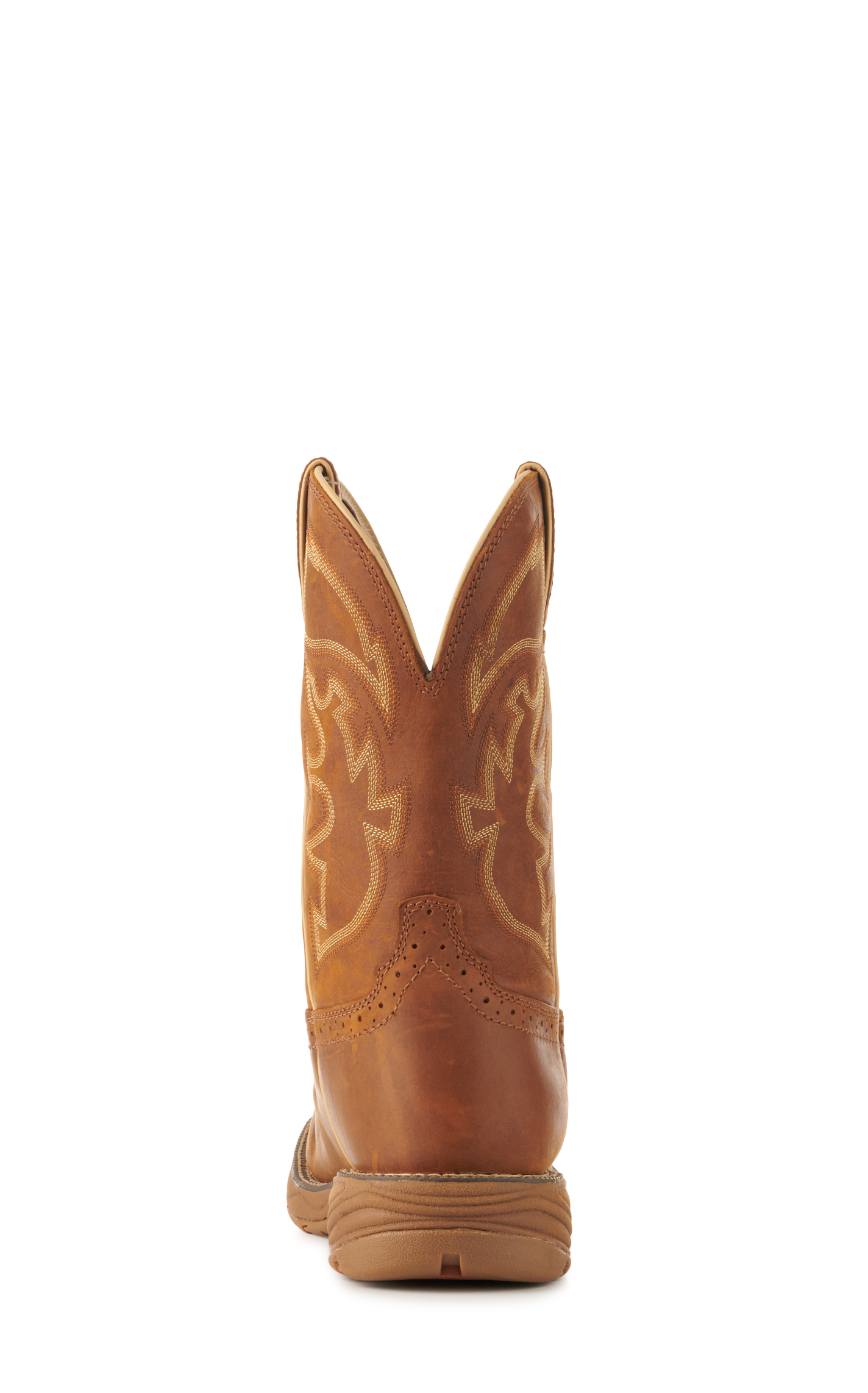 Justin Men's Rush Tan Waterproof Square Toe Work Boots - Image 1