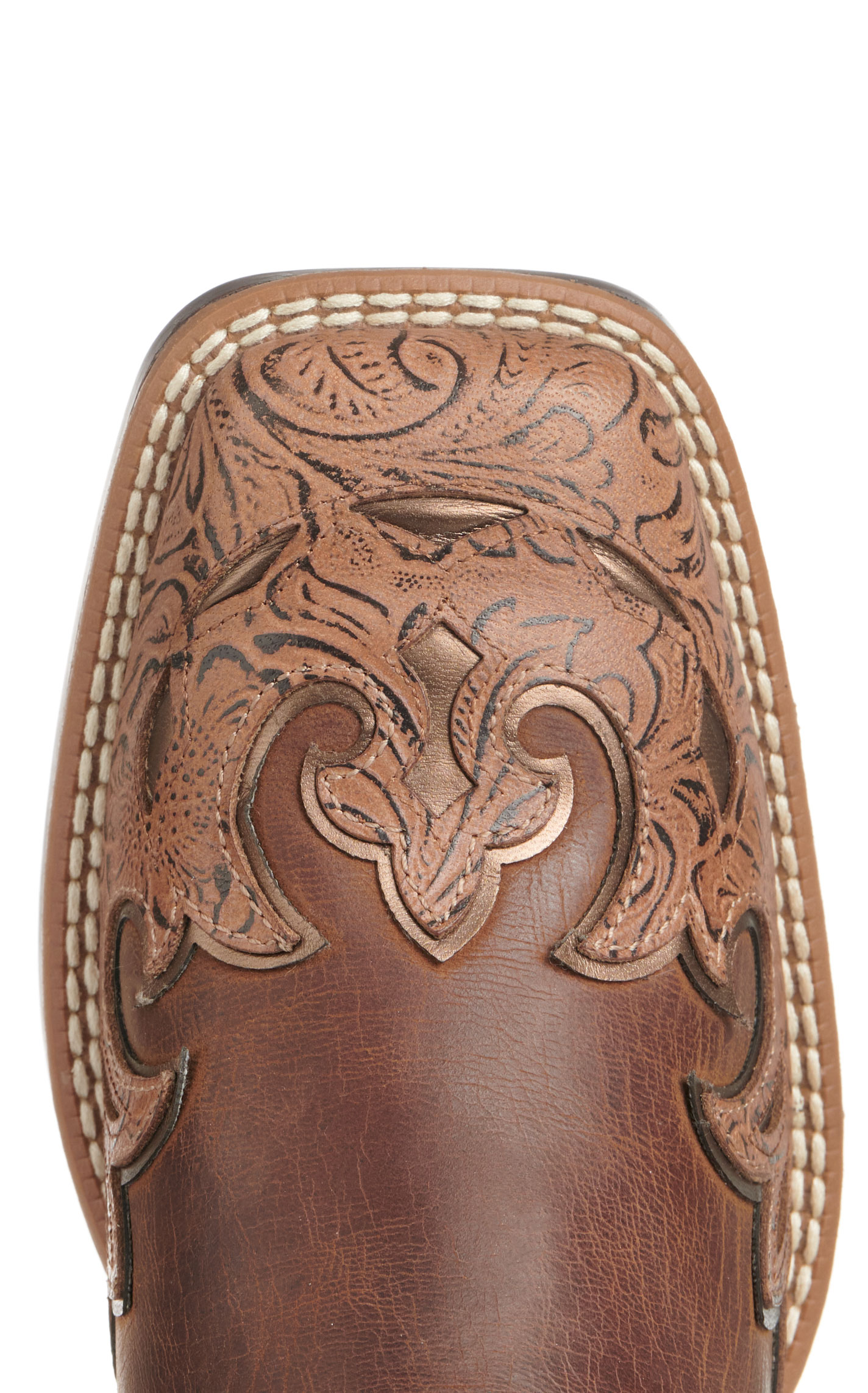 Ariat Women's Bryce Canyon Sassy Brown Bantamweight Wide Square Toe Cowboy Boot  - Image 1