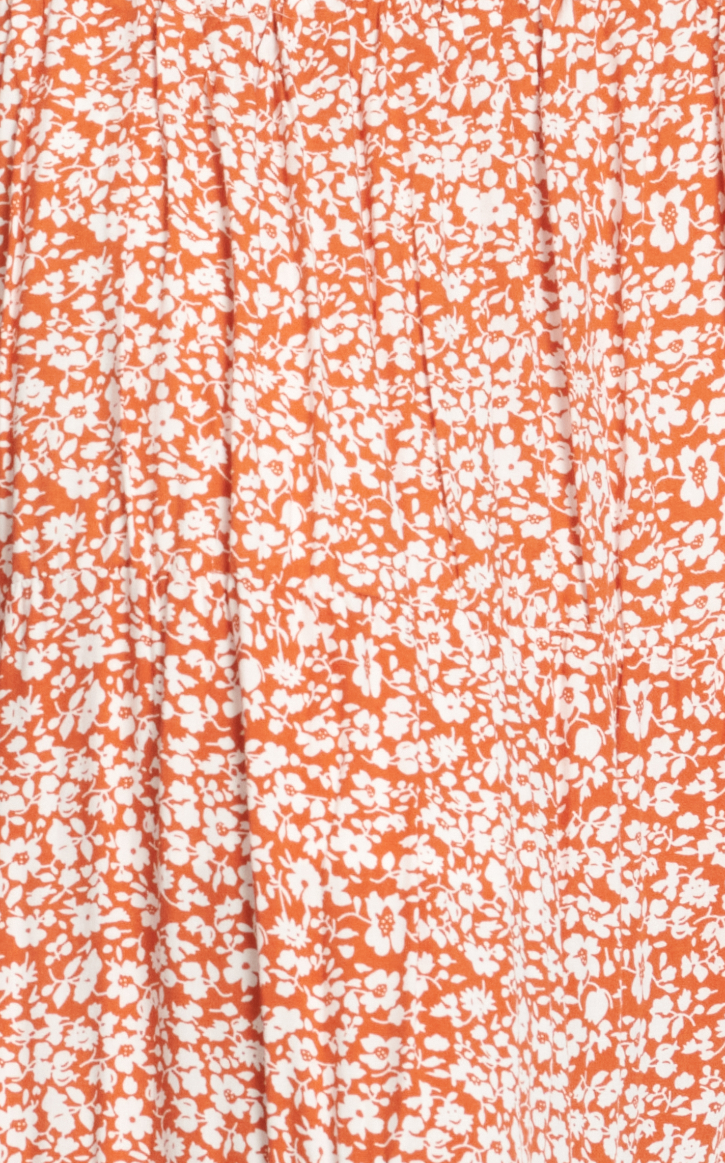 HYFVE Women's Light Rust & Cream Floral Print Skirt - Image 1