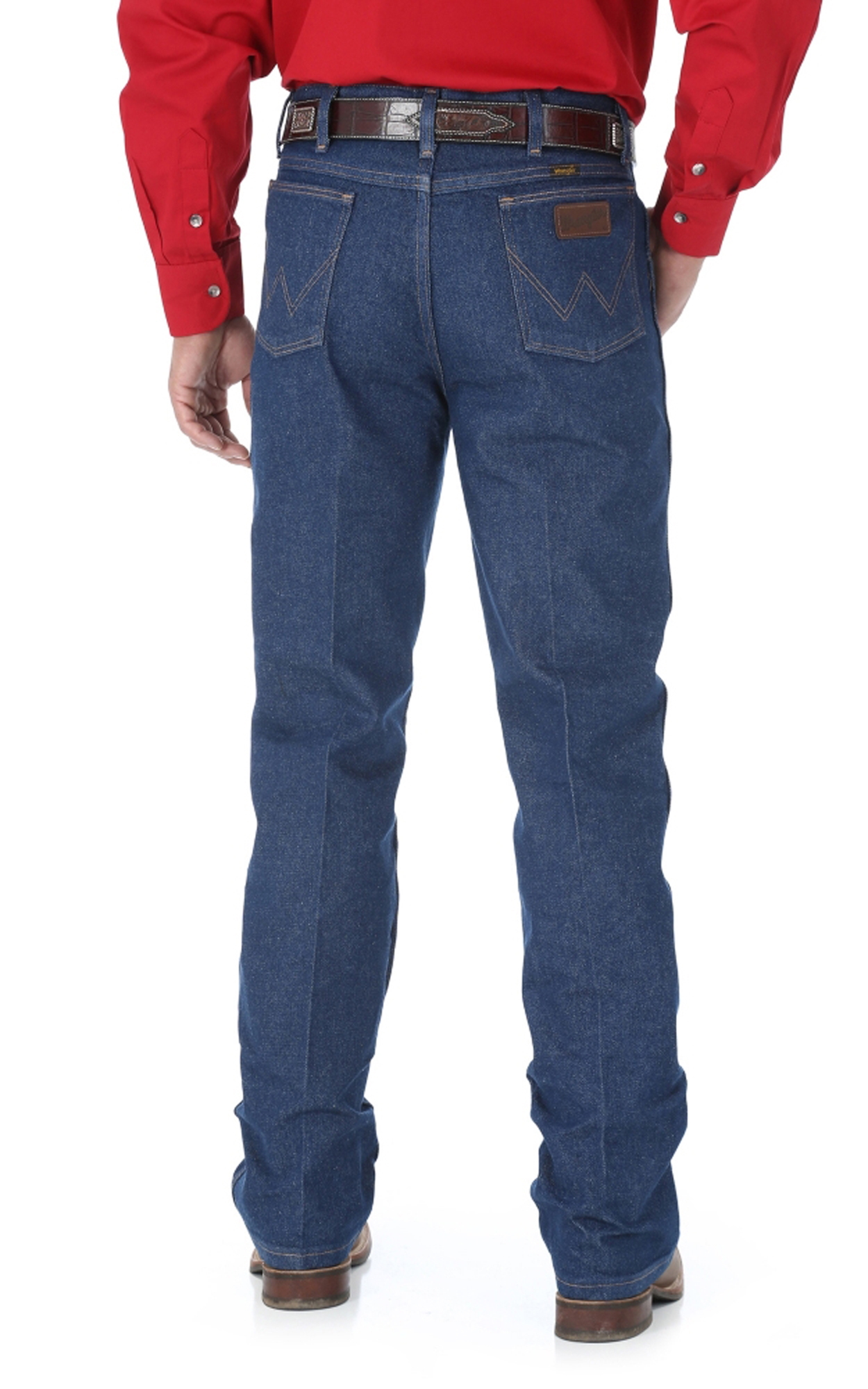 Wrangler Cowboy Cut Boot Cut Original Fit Jeans - Extended Waist - Image 1