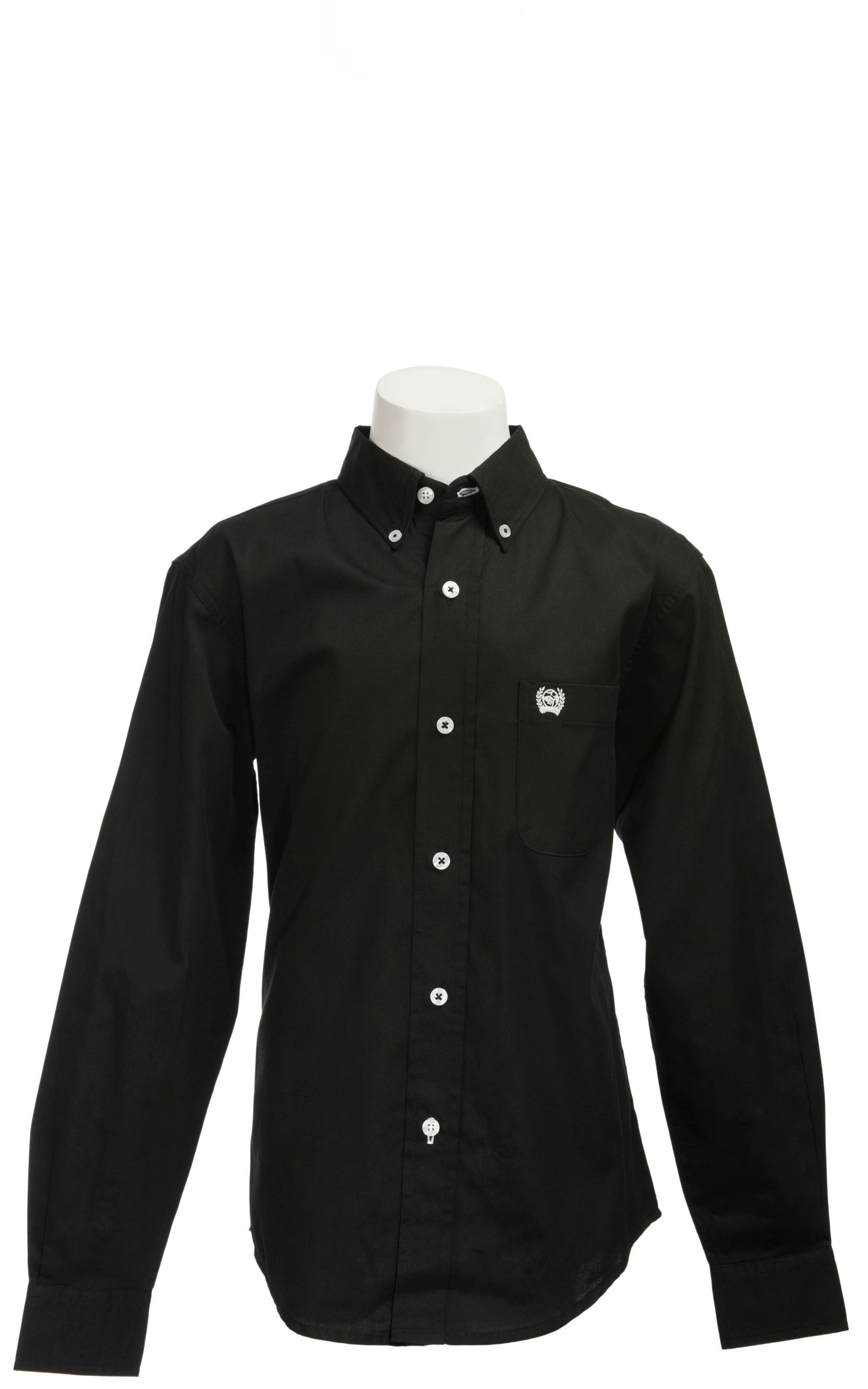 Cinch Boys' Solid Fine Weave Long Sleeve Shirt - Image 1