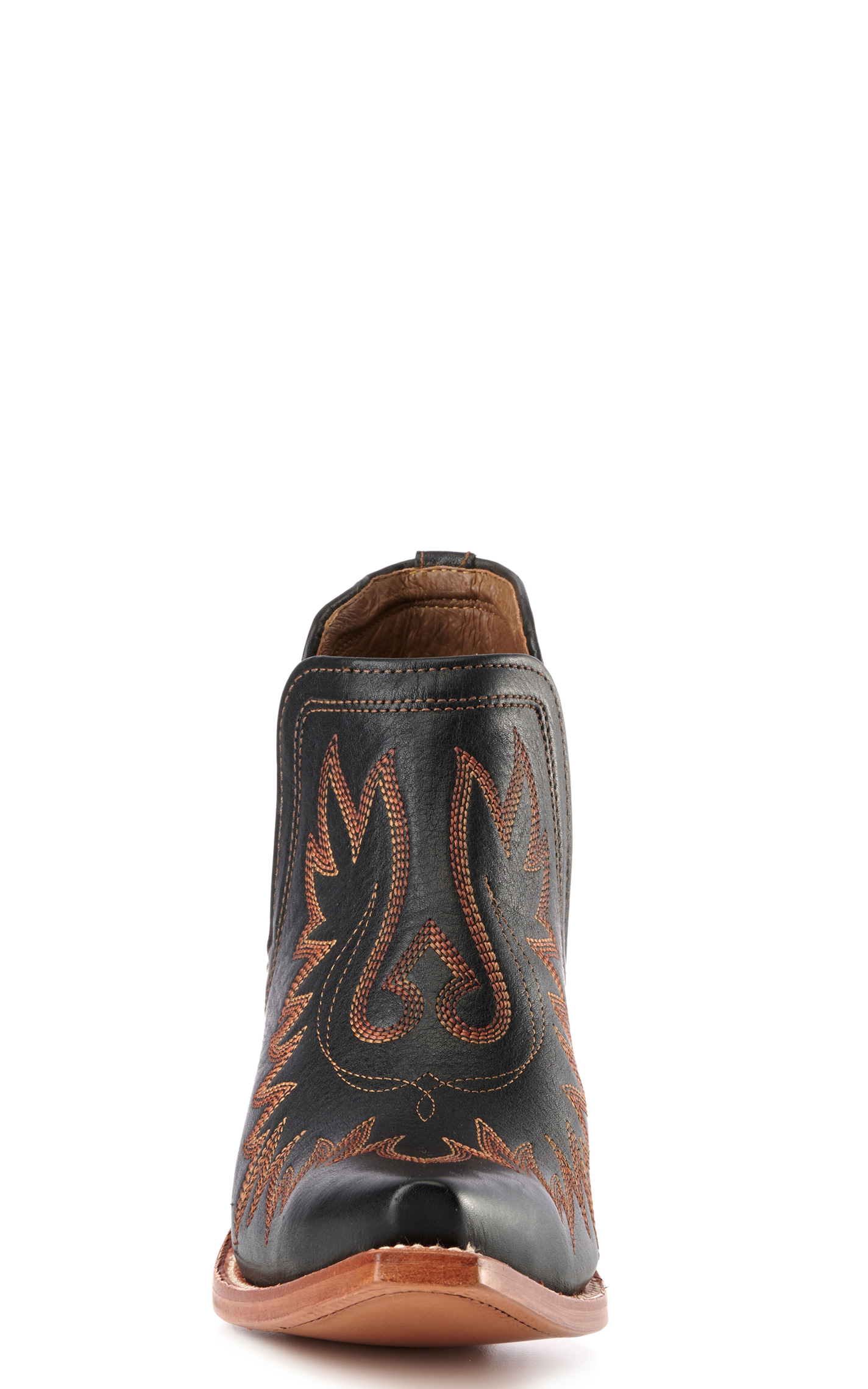 Ariat Women's Dixon Black Snip Toe Cowboy Booties - Image 1