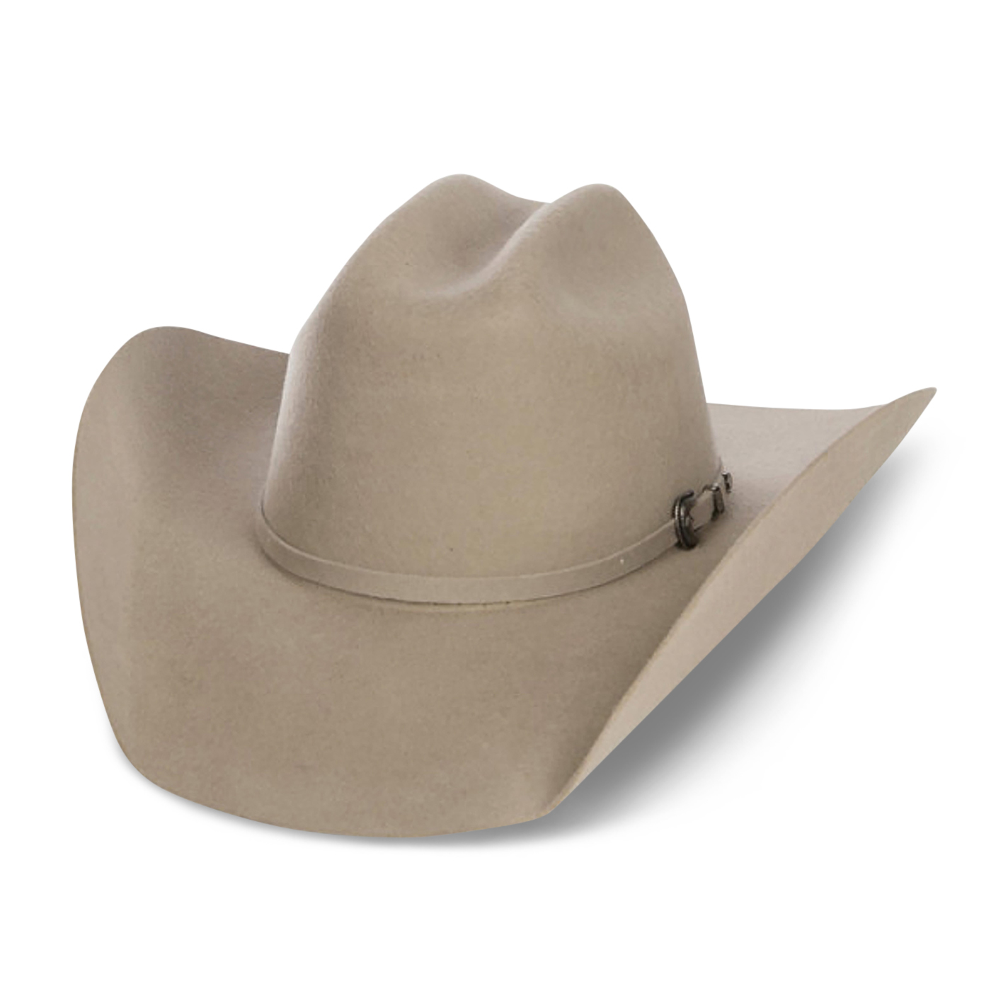 Cavender's Cowboy Collection 3X Stone Cattleman's Crown Premium Wool Cowboy Hat - Image 1