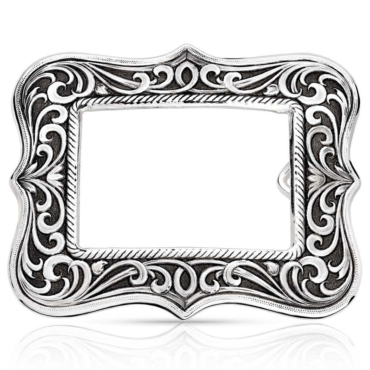 Montana Silversmiths Silver Classic Montana Storyteller Belt Buckle - Image 2