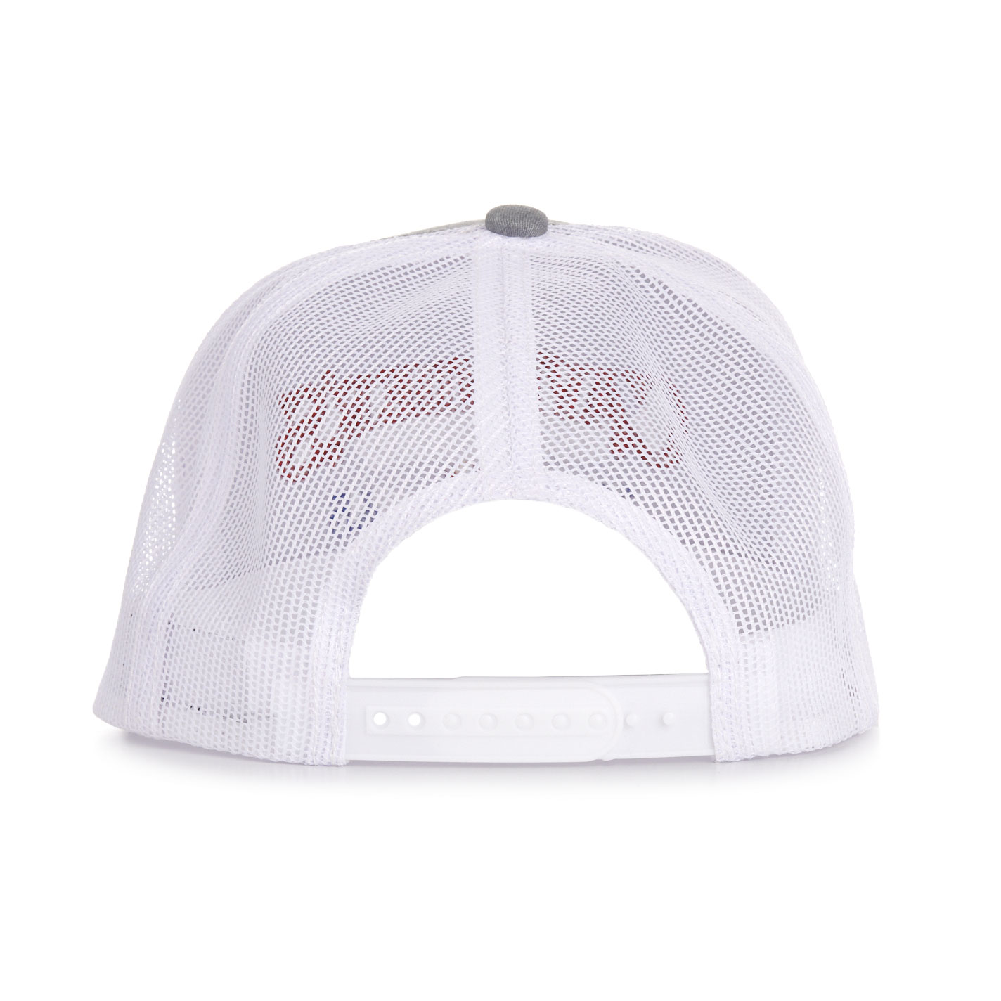 Cavender's Heather Gray & White Embroidered Flat Bill Cap - Image 1