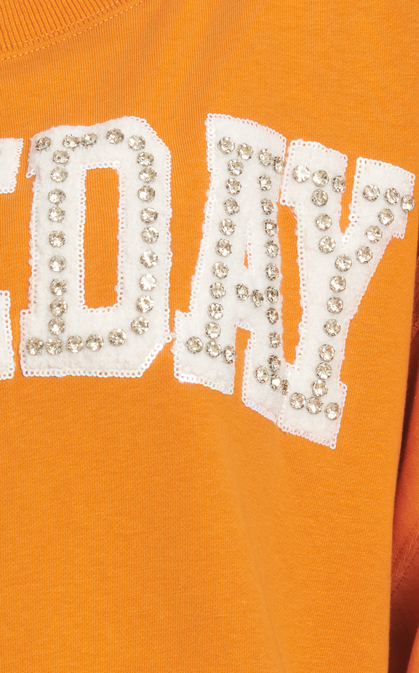 Peach Love Women's Burnt Orange GameDay Sparkling Pullover - Image 1