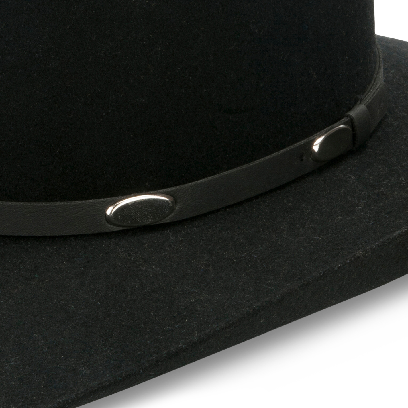 Master Hatters 3X Hold Em Gambler Black Wool Cowboy Hat - Image 1