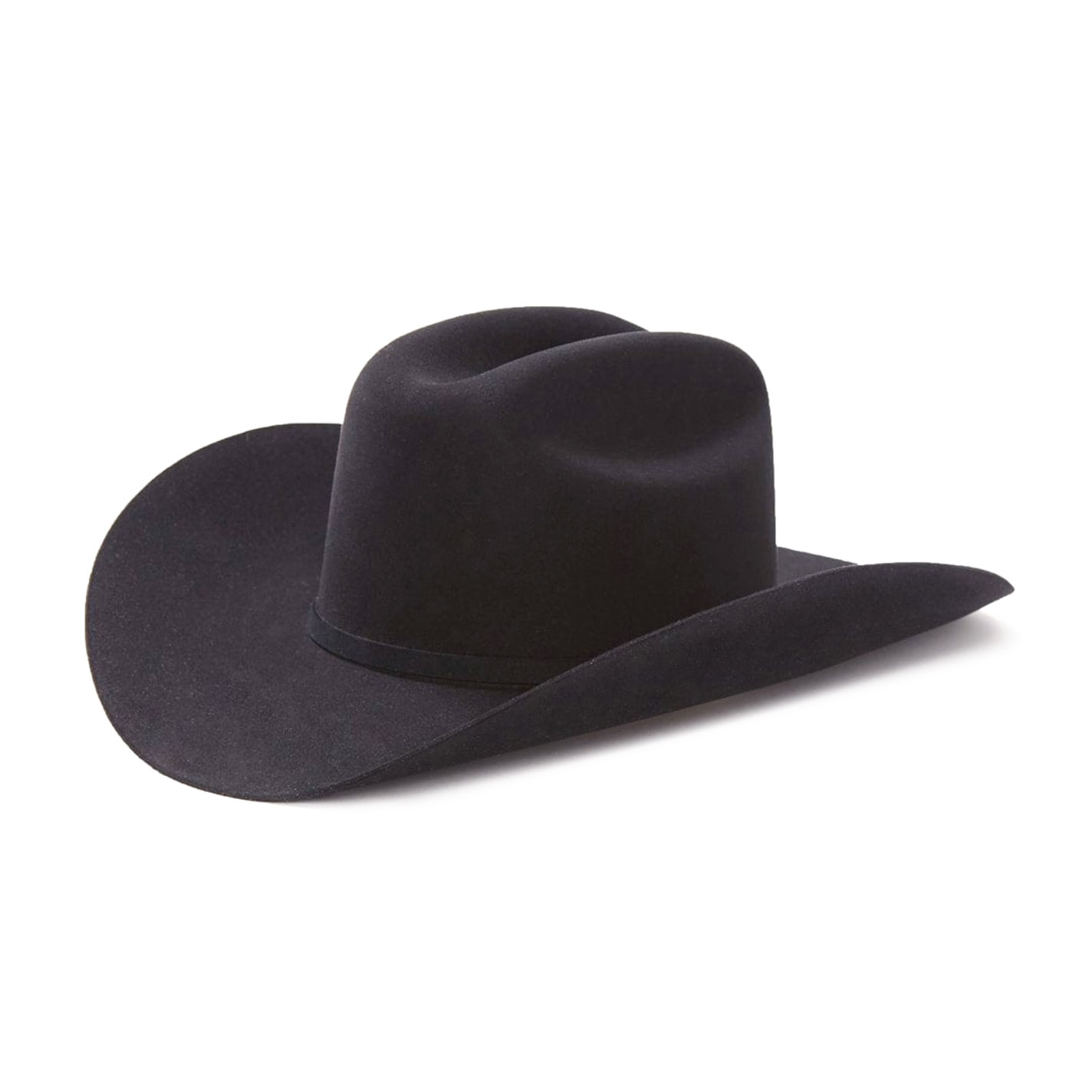 Stetson 100X El Presidente Black Felt Cowboy Hat - Image 1