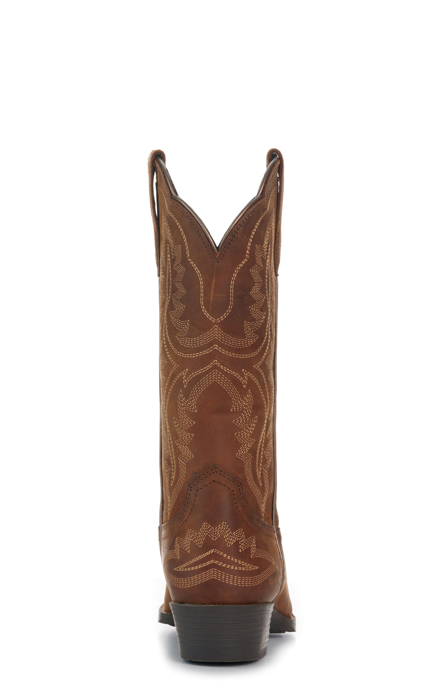 Ariat Youth Casanova Distressed Brown Snip Toe Cowboy Boots - Image 1