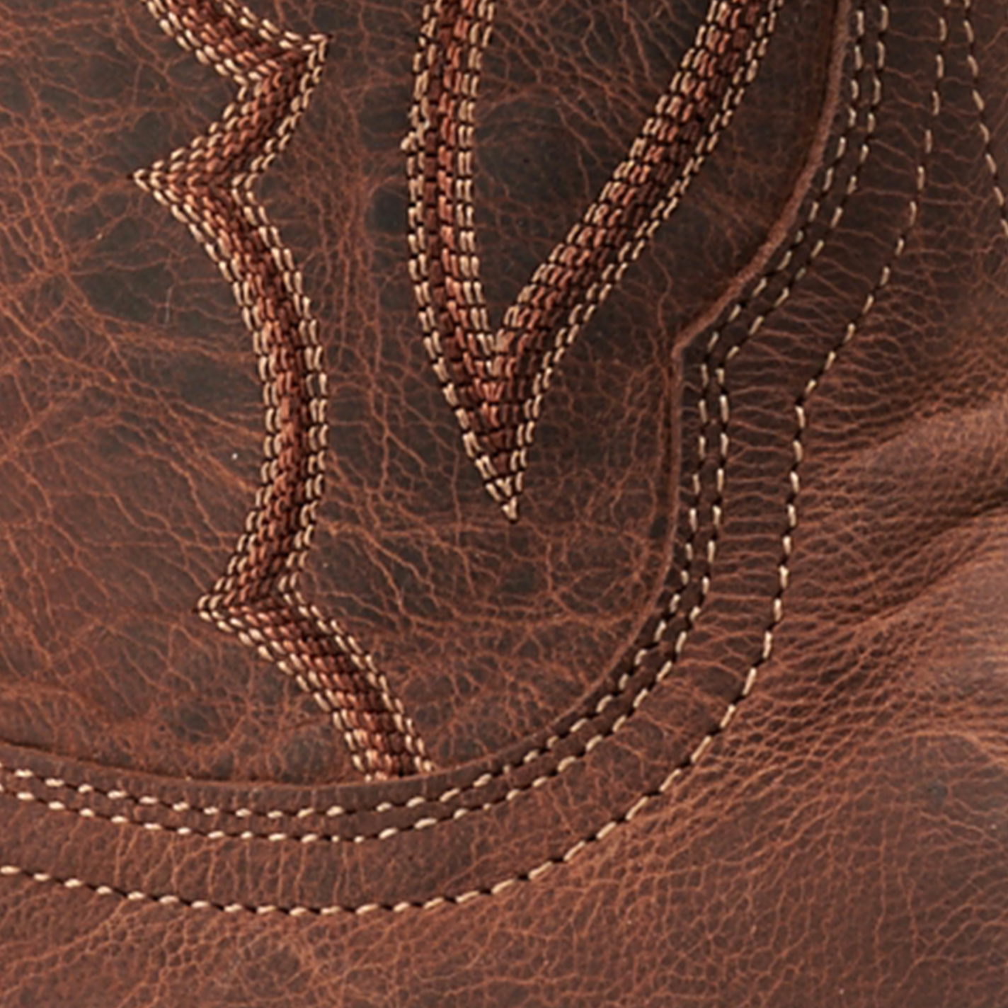 Cavender’s Women’s Burnished Tan Leather Snip Toe Cowboy Boots - Image 1