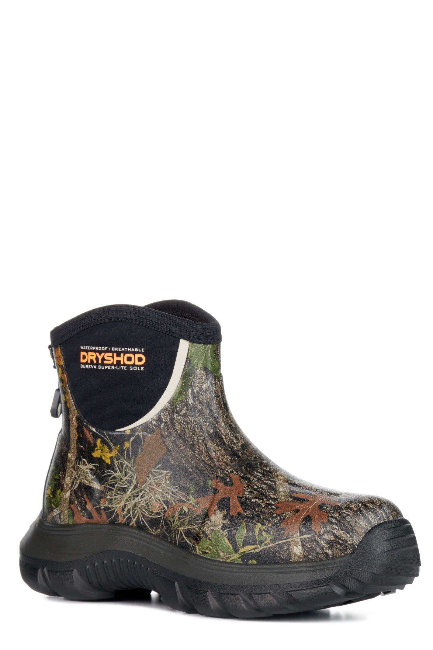 Dryshod Evalusion Camo and Black Round Toe Ankle Rubber Work Boot - Image 1