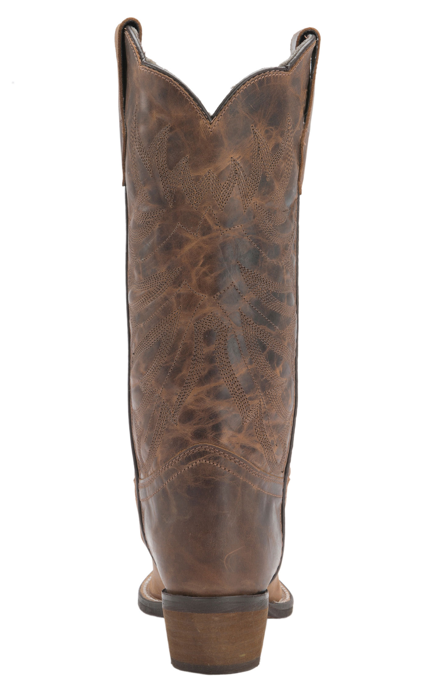Abilene Women's Vintage Brown Snip Toe Cowboy Boots - Image 1