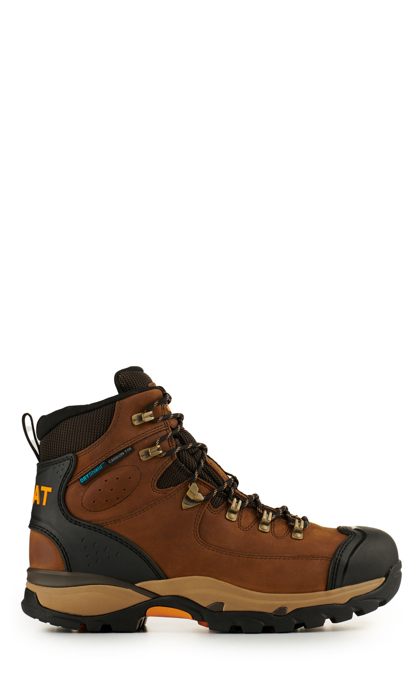 Ariat Men's Endeavor Dusted Brown Waterproof Round Steel Toe 6\
