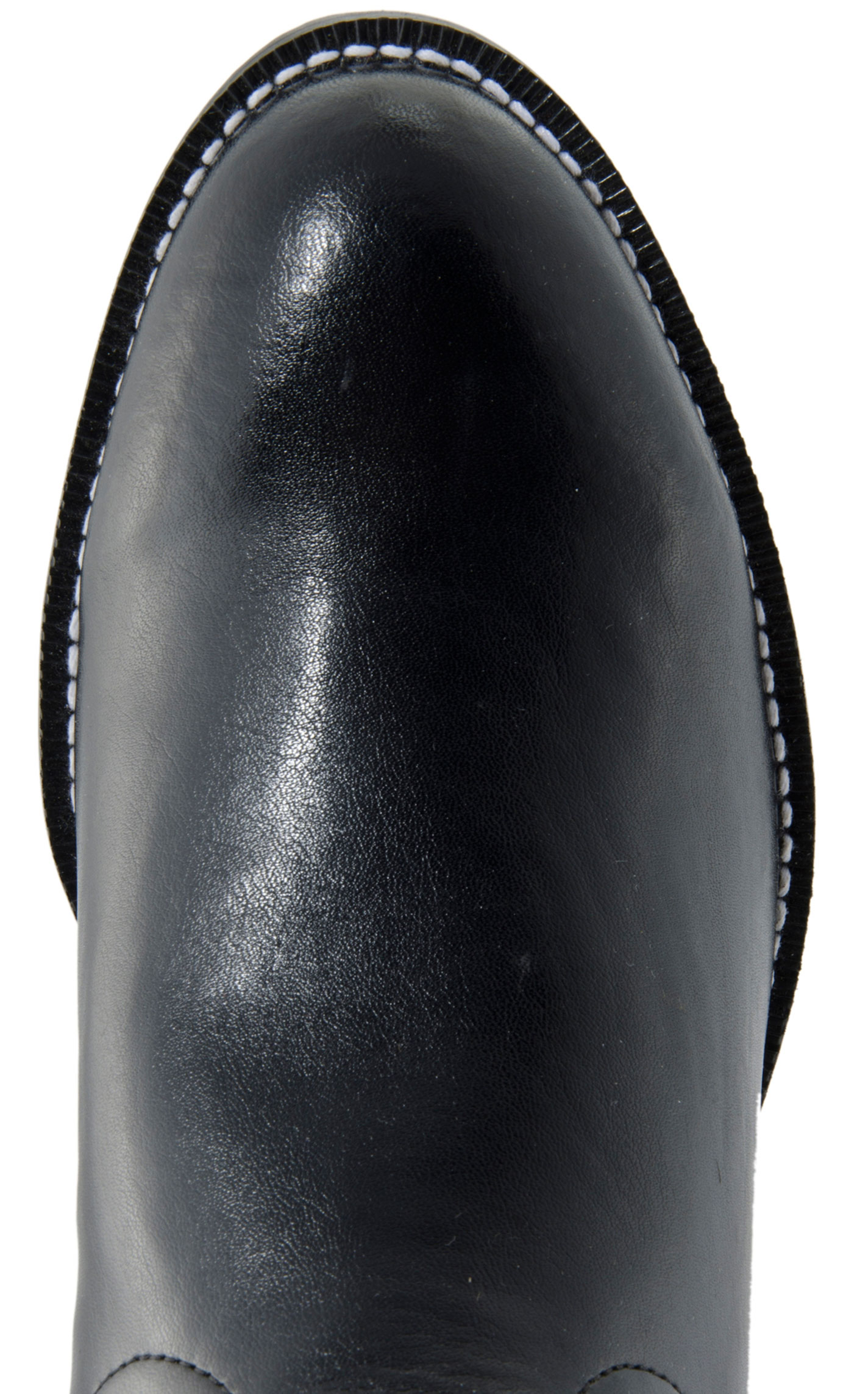 Justin Men's Basics Black Cow Roper Boots - Image 1