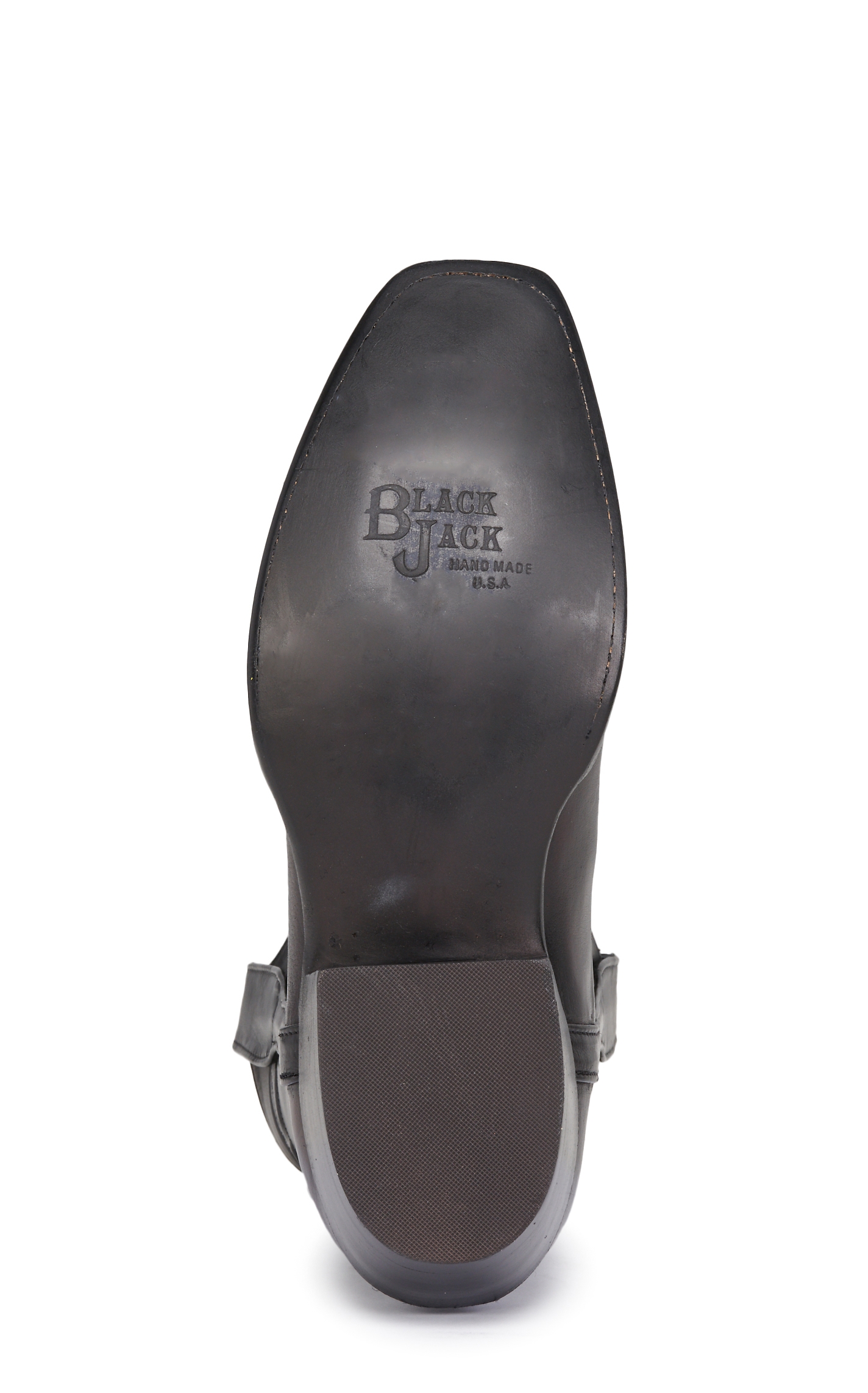 Black Jack Men's Black Cherry and Black Punchy Square Toe Cowboy Boots - Image 1