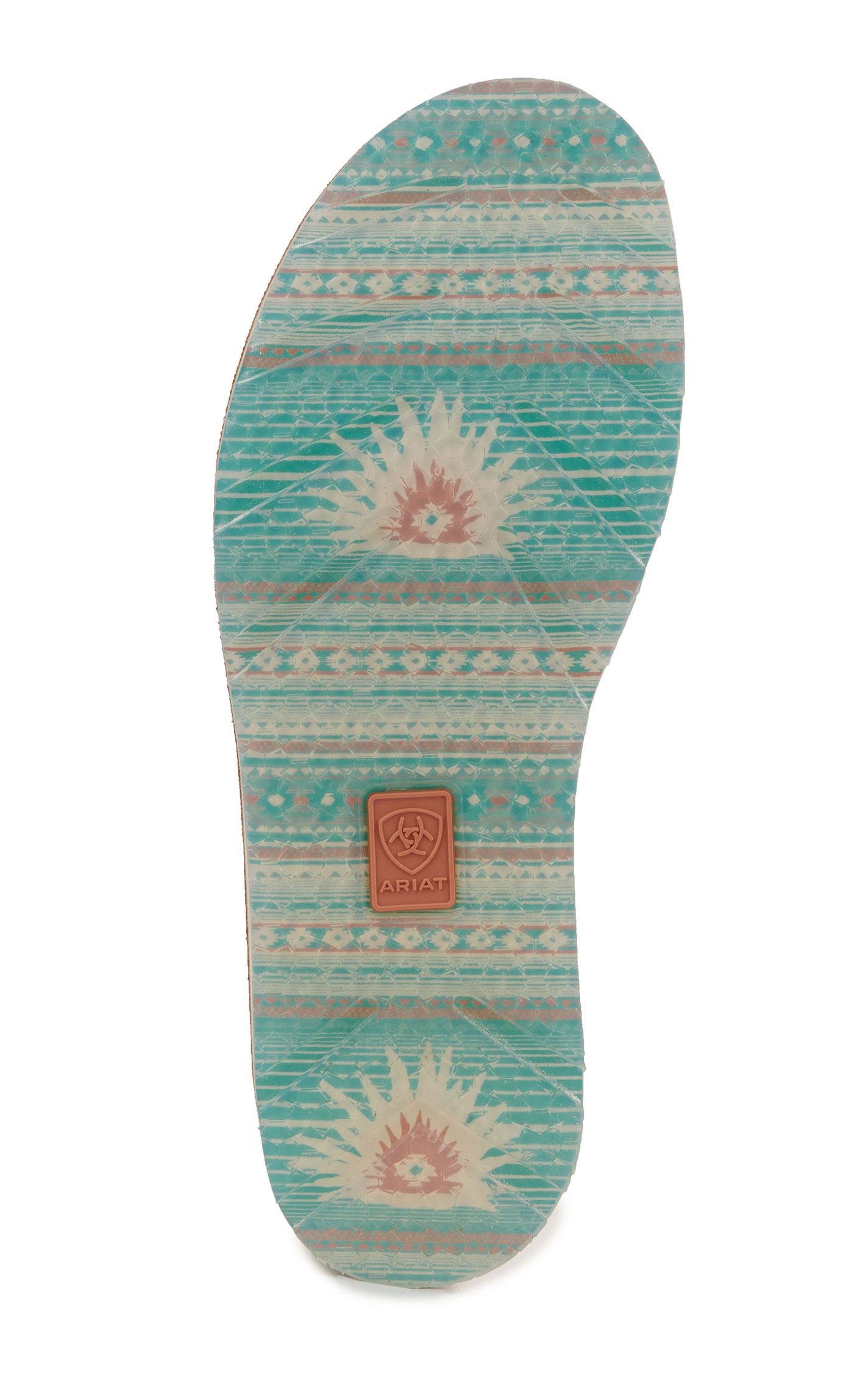 Ariat Women's Cruiser Tan Suede Boquillas Print Casual Shoes - Image 1