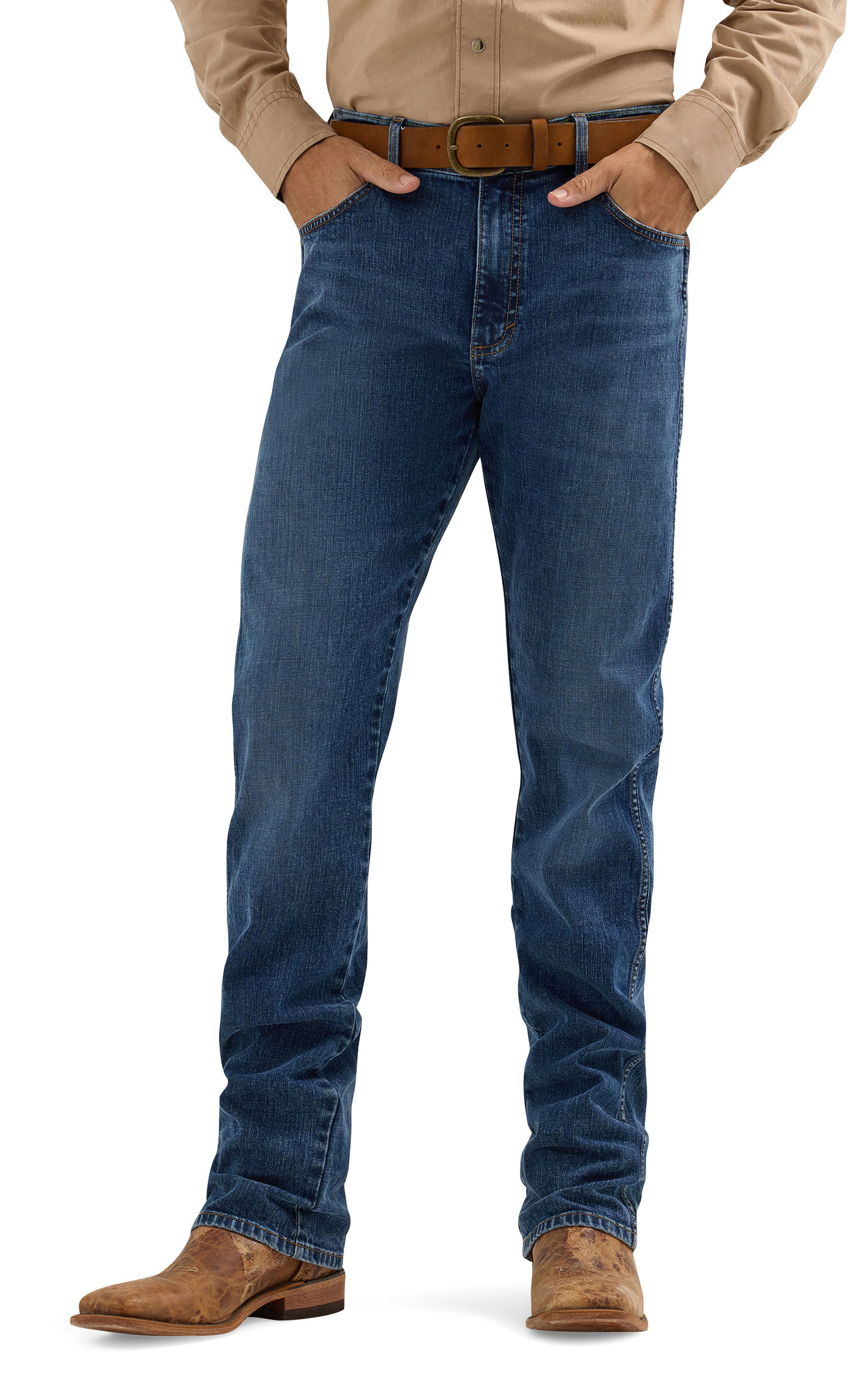 Wrangler Retro Men's 88 Dark Blue Slim Straight Leg Jeans - Image 1
