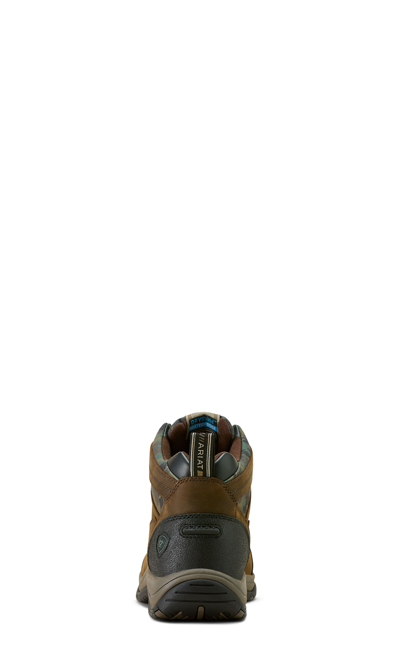Ariat Men's Dark Coffee & Camo Terrain H2O Round Toe Boots - Image 1
