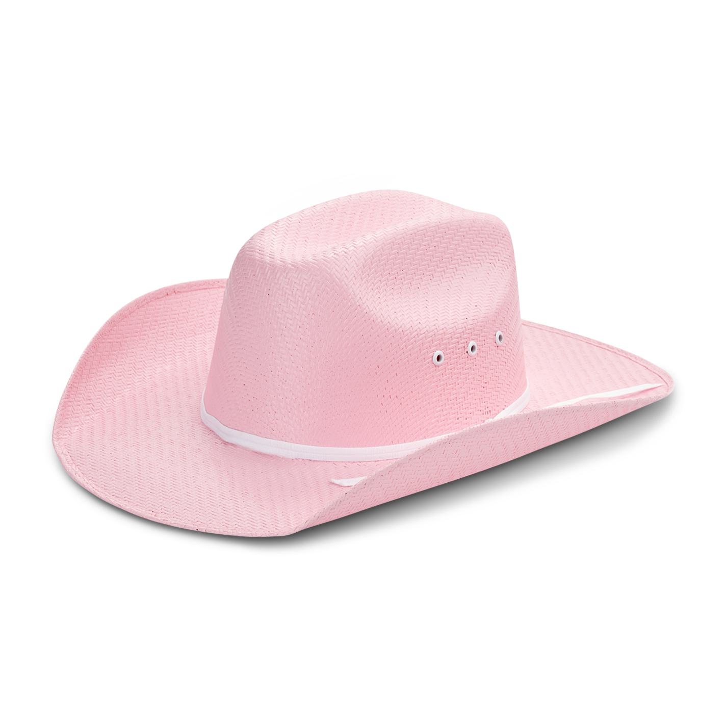 Twister Toddlers Pink Sancho Low Straw Cowboy Hat - Image 1