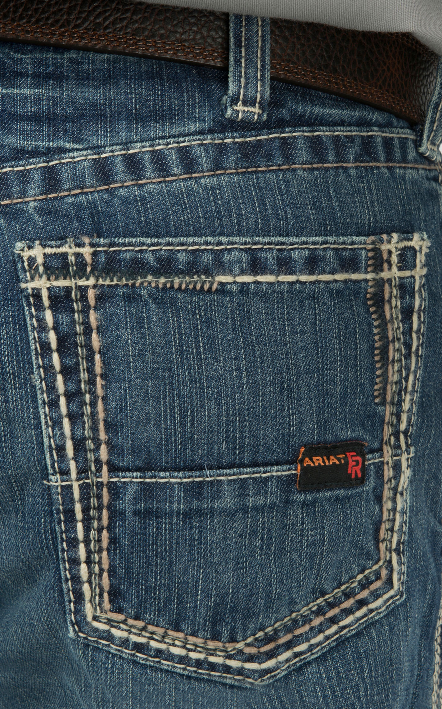 Ariat Men's M4 Clay Low Rise Boot Cut FR Work Jeans - Image 1
