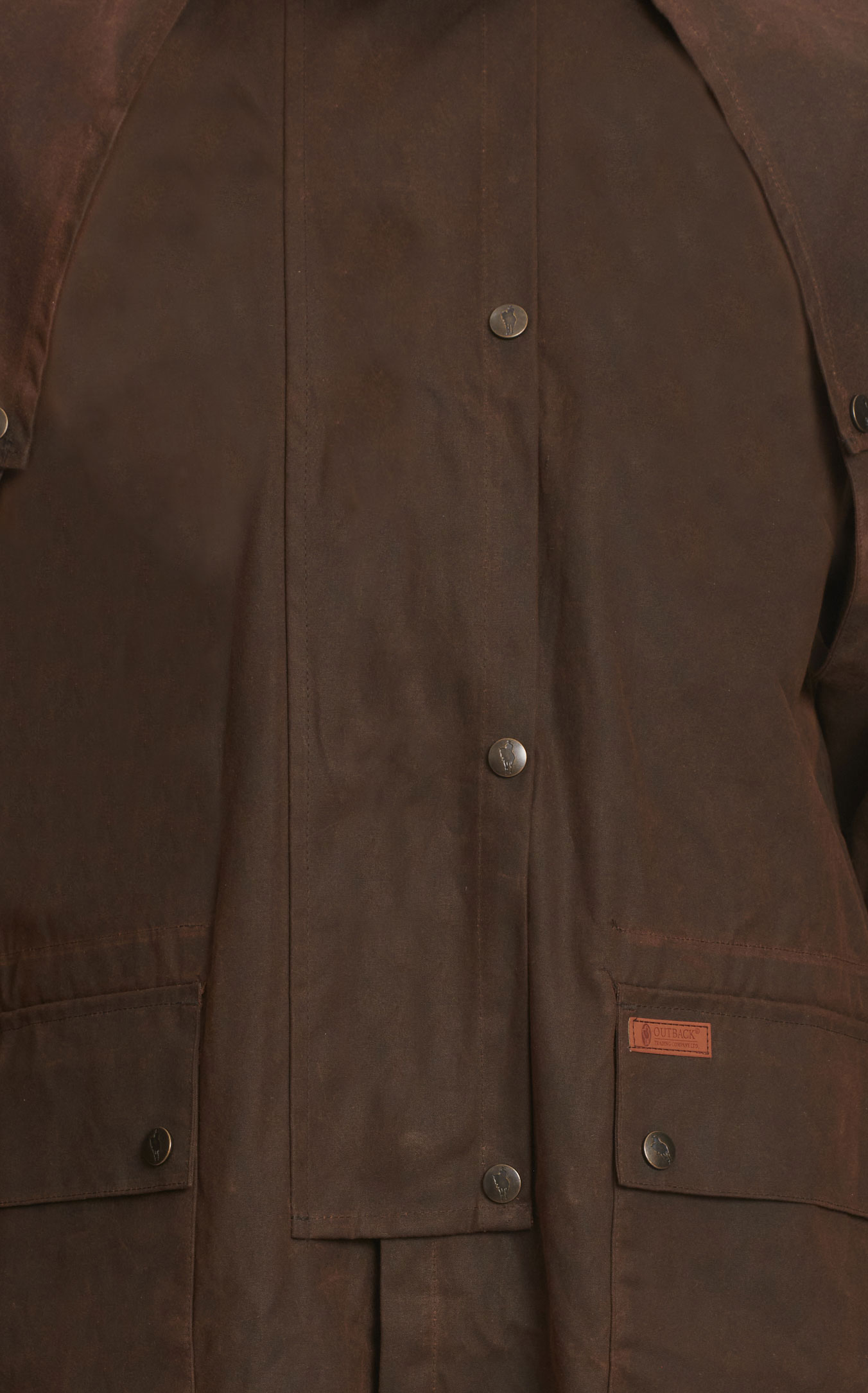 Outback Trading Co. Brown Low Rider Oilskin Duster - Image 1