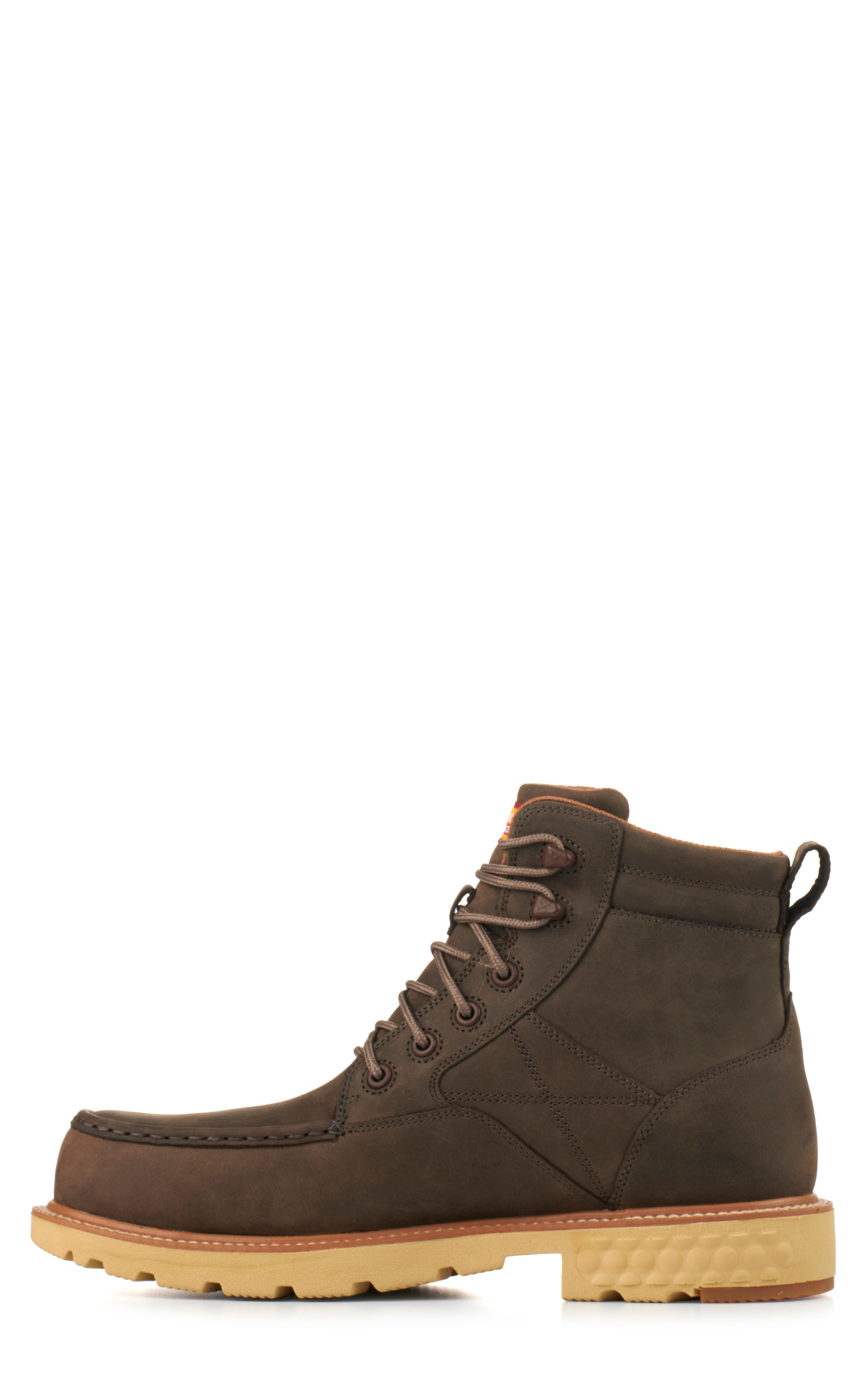 Twisted X Men's Khaki Shitake Waterproof CellStretch Round Nano Composite Toe Work Boot - Image 1