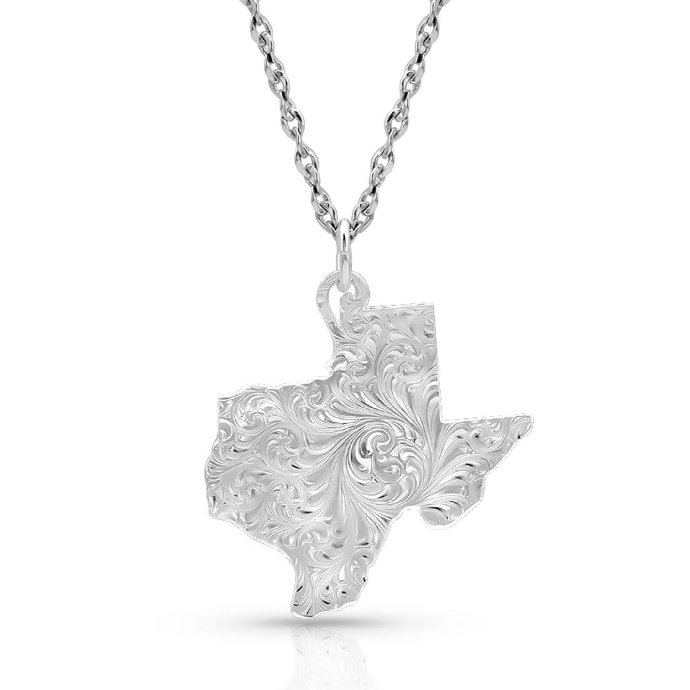 Montana Silversmiths Silver Yellow Rose of Texas Necklace - Image 1