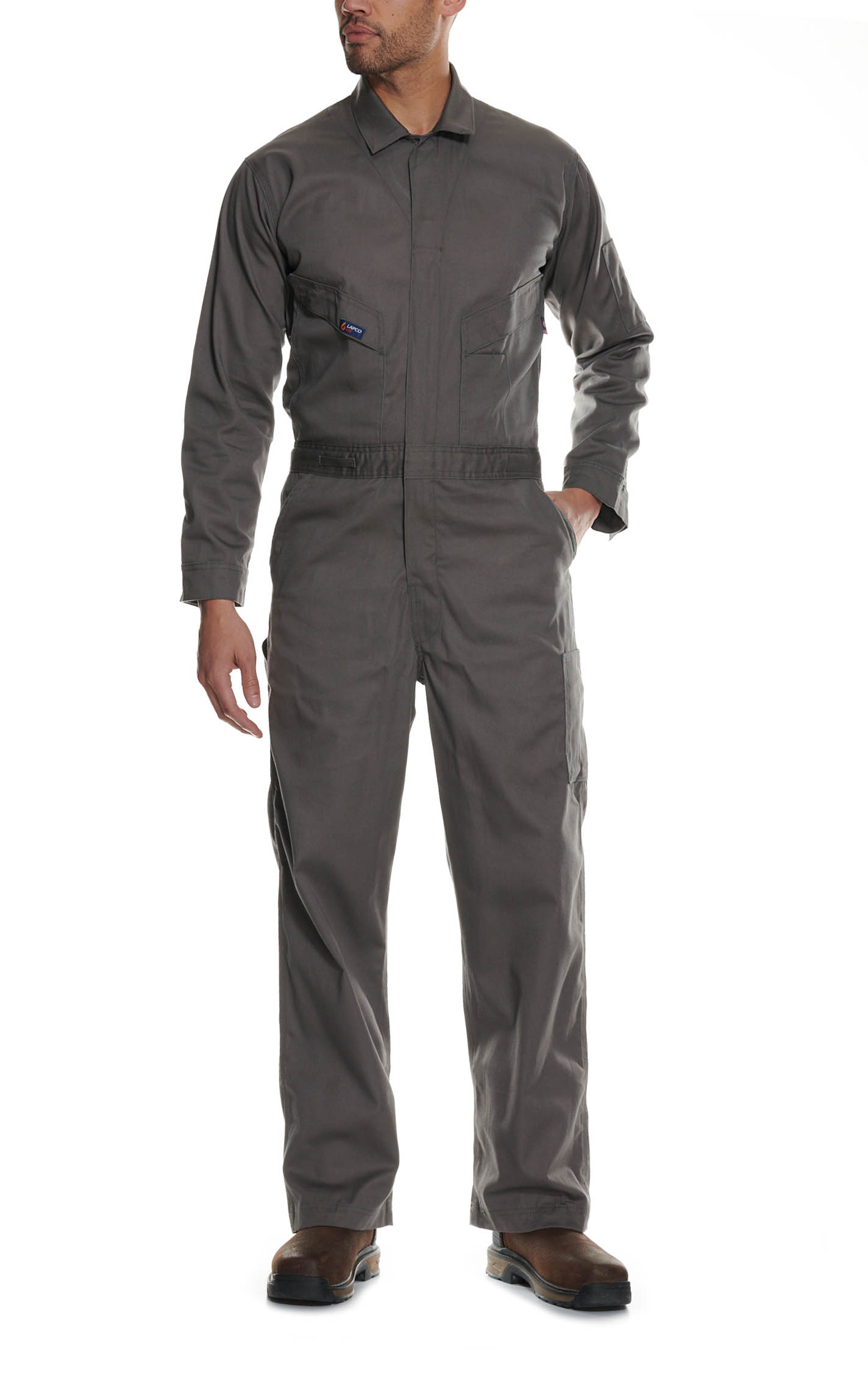 Lapco FR Gray 7 oz. Coveralls - Big & Tall - Image 1