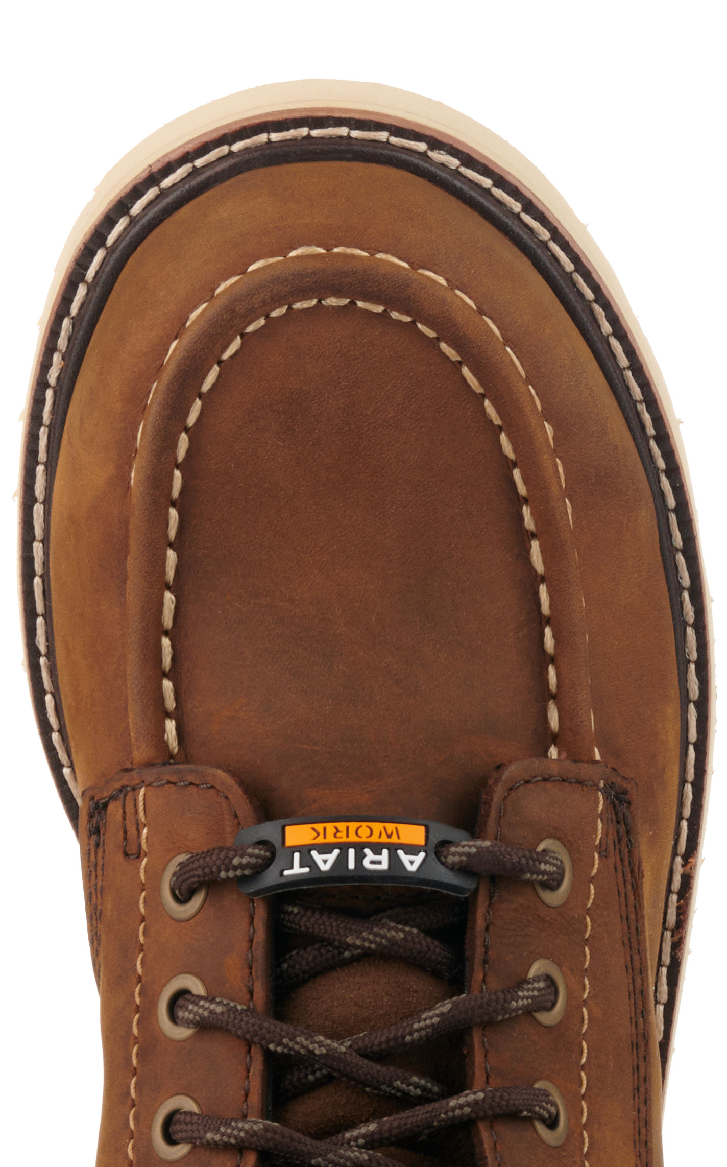 Ariat Women's Rebar Lift Distressed Brown Round Composite Toe Lace Up Work Boot - Image 1